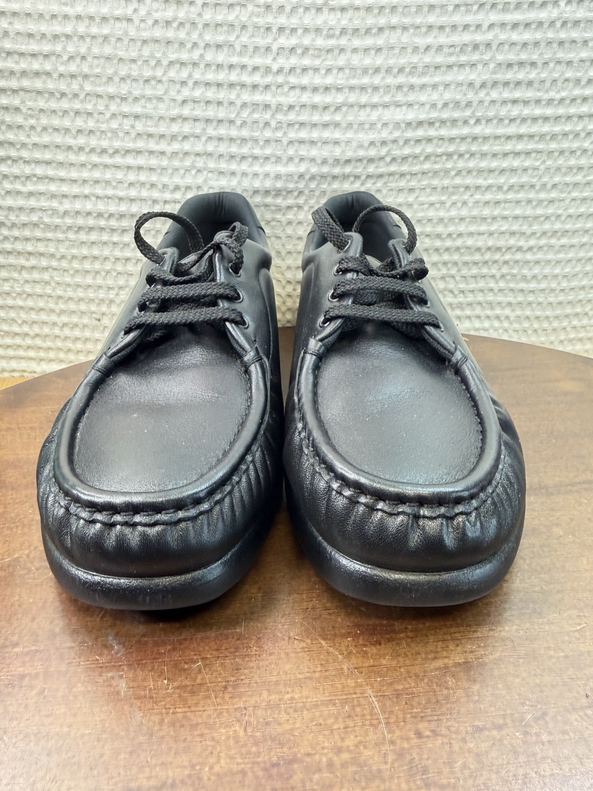 SAS “Take Time Black” Tripad Leather Comfort Walking Women’s Shoes Size 9.5 M