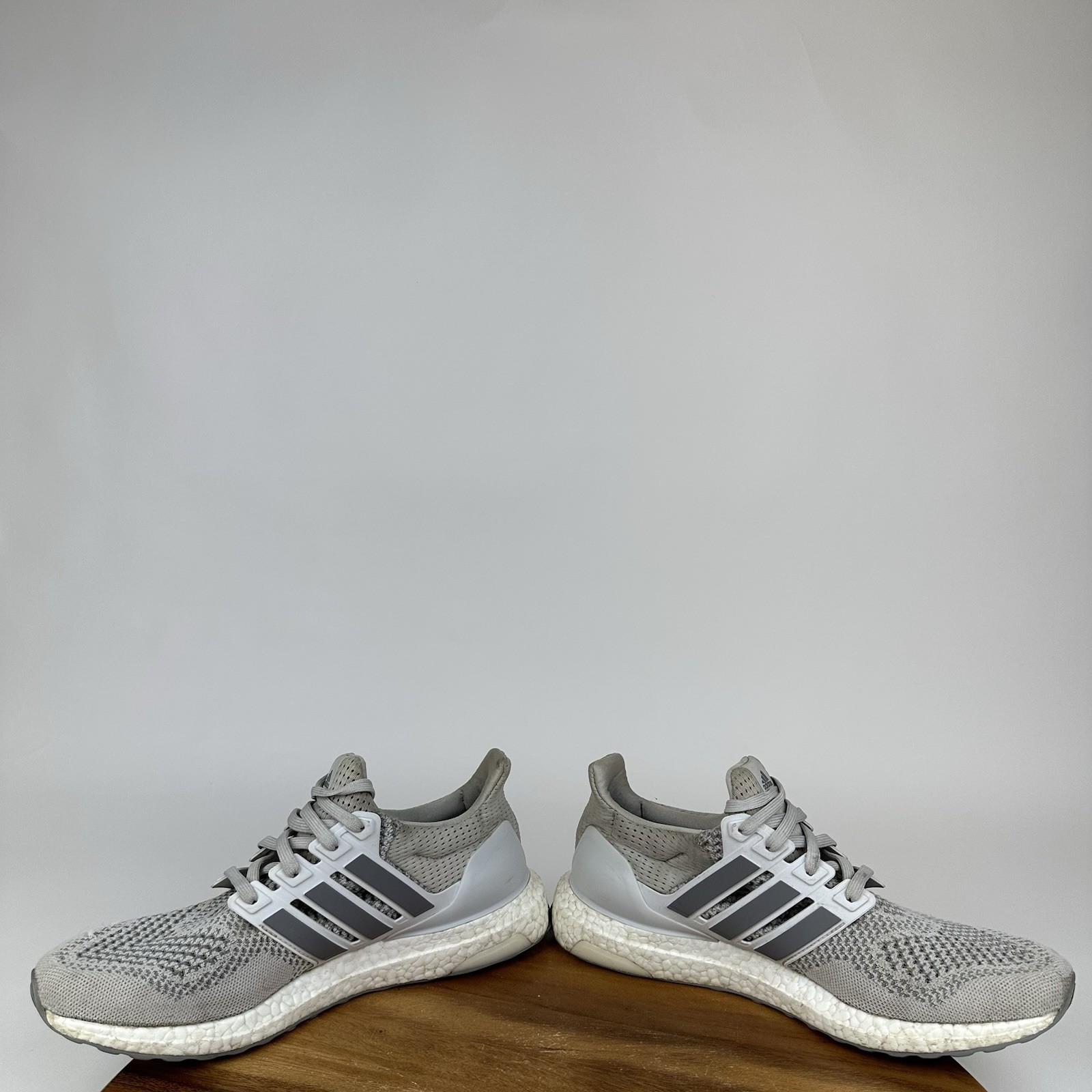 Womens Adidas Ultraboost 1.0 Gray Athletic Running Sneakers Shoes Size 10 M GUC