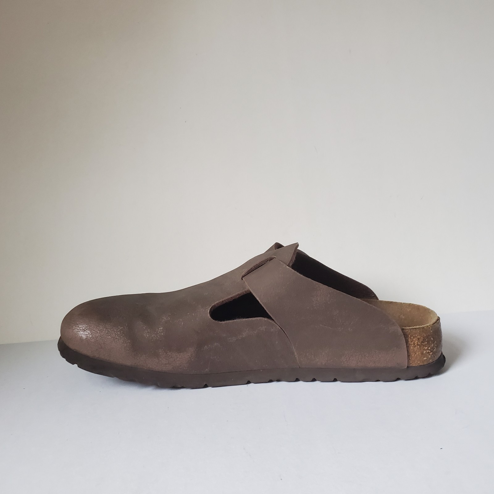 *Wear Birkenstock Betula Mocha Leather Clog Size 8 Ladies Men 6 Anatomic Footbed