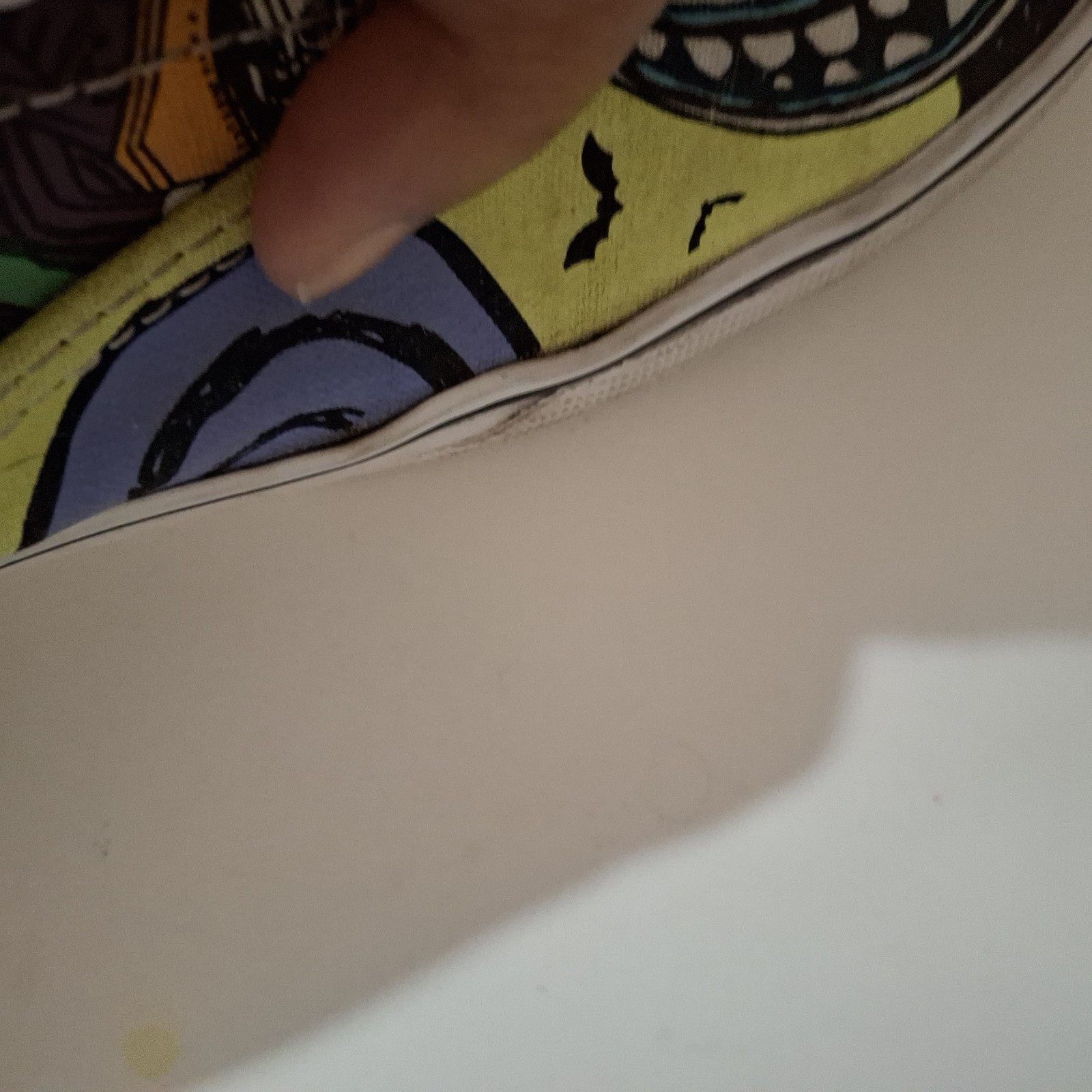 VANS Disney Nightmare Before Christmas Halloweentown Sneaker Shoes Womens 8.5