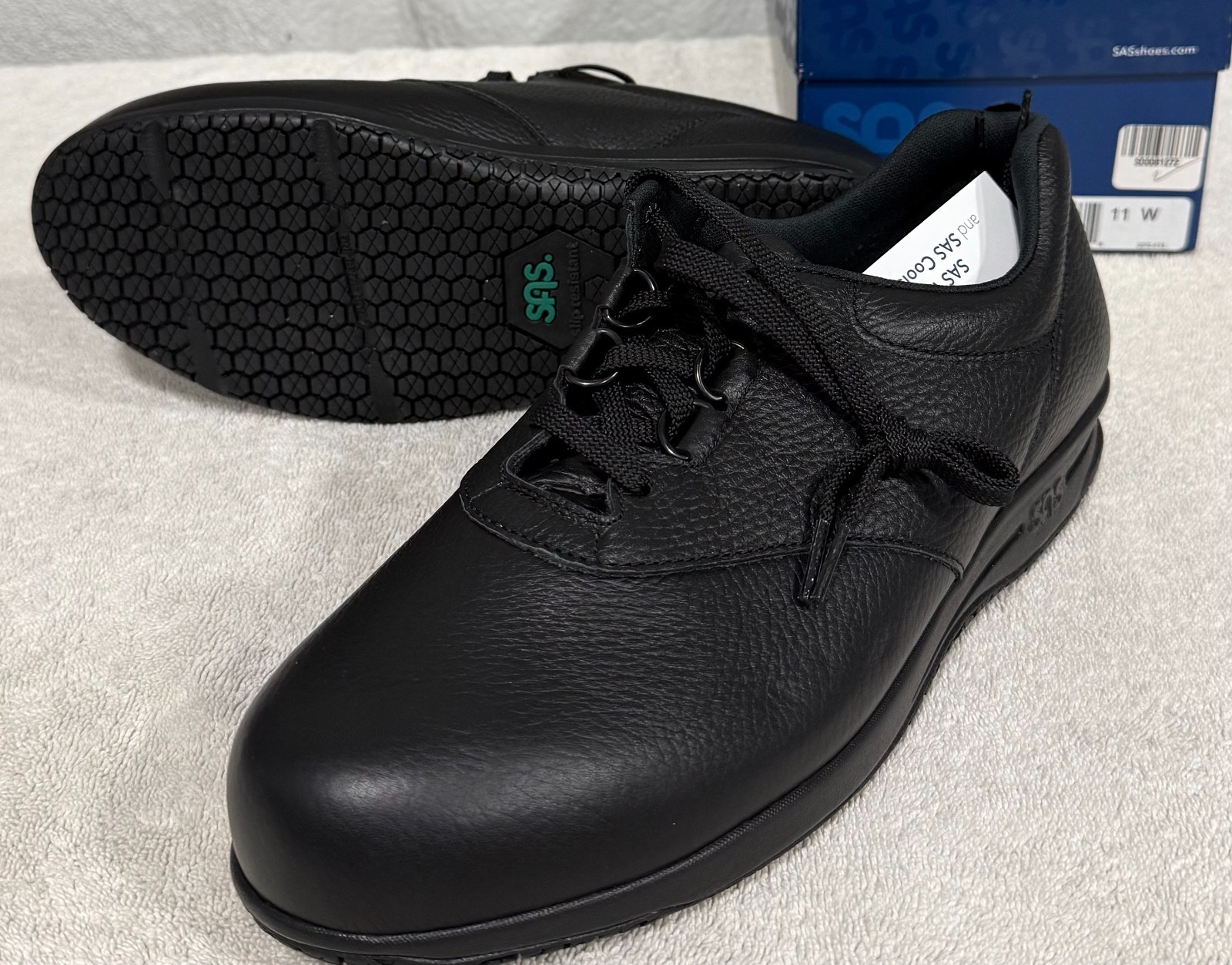 SAS Liberty Slip-Resistant Black 11 Wide, Women’s Shoes New In Box Save Big