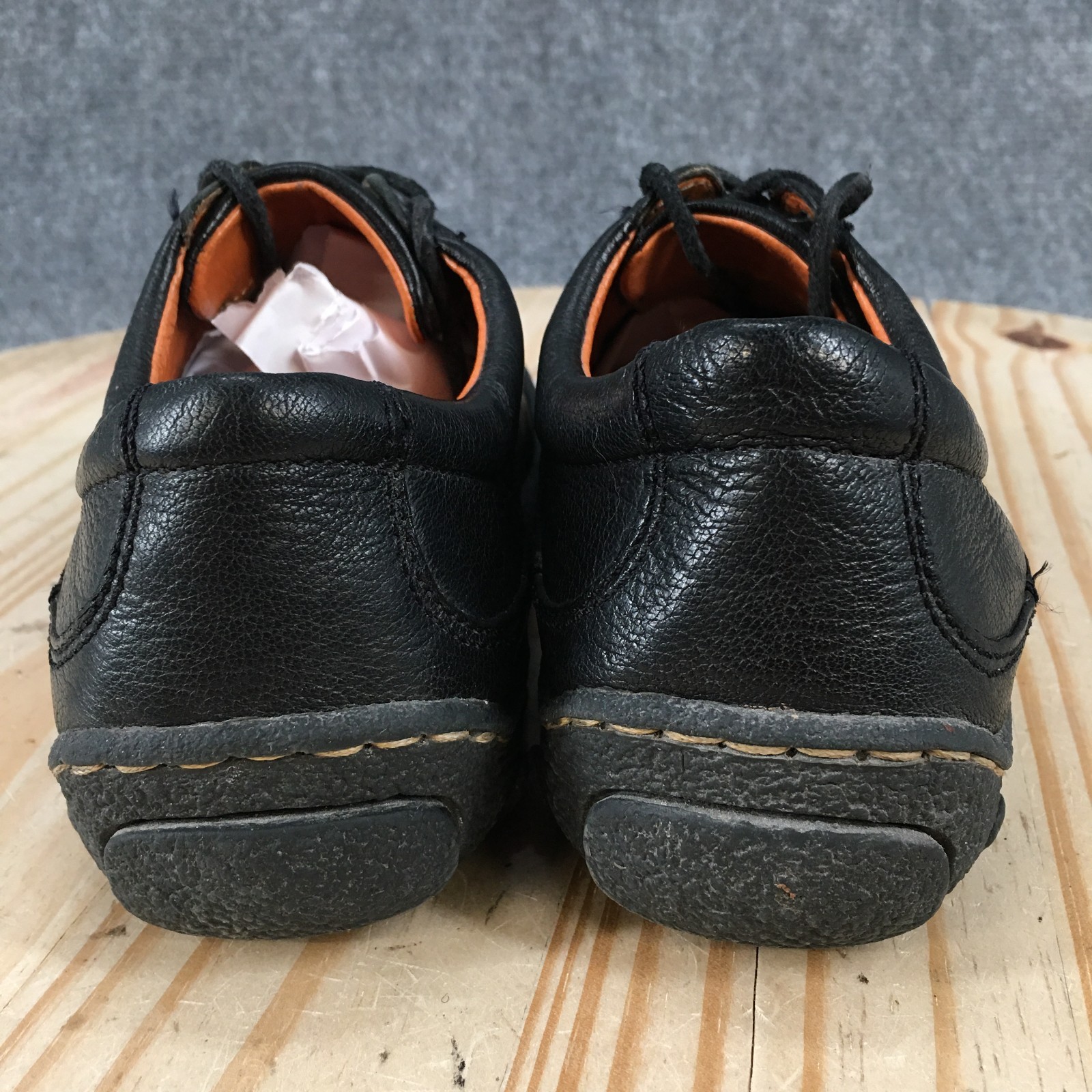 Born Shoes Womens 6.5 M Black Oxford Leather Comfort Casual W3209 Lace Up