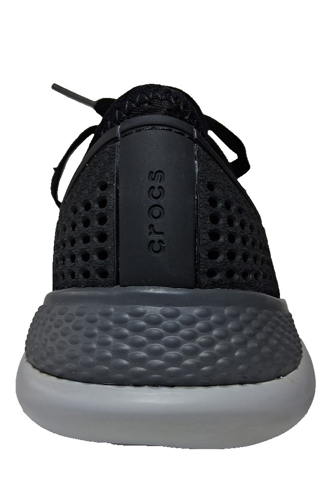Crocs LiteRide 360 Pacer Sneaker Shoes Women Size 7 Black Grey Beach Waterproof