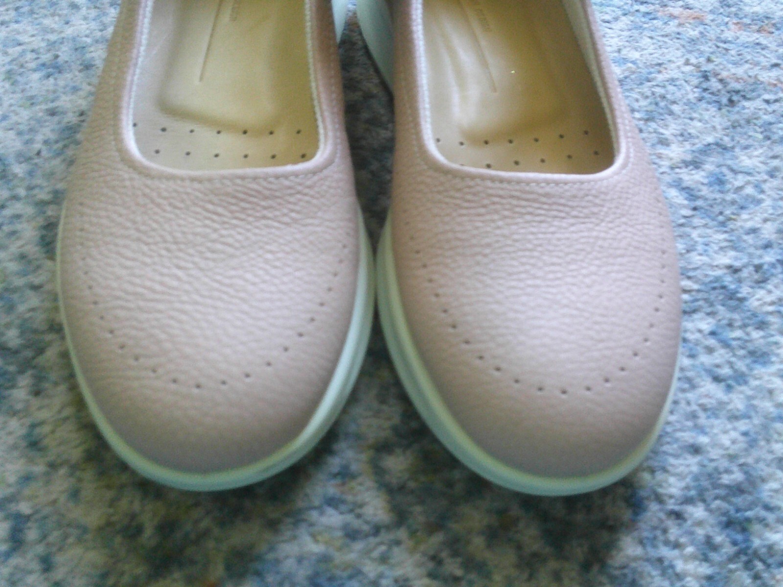 ECCO Mary Jane Pink Leather Danish Design Comfort Flats Euro 40 US 9-9.5 NWOB