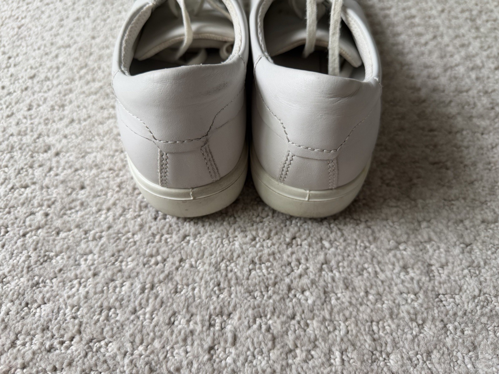 Ecco Soft 7 Walking Sneakers Shoes Leather Womens Size 39 US 8 8.5
