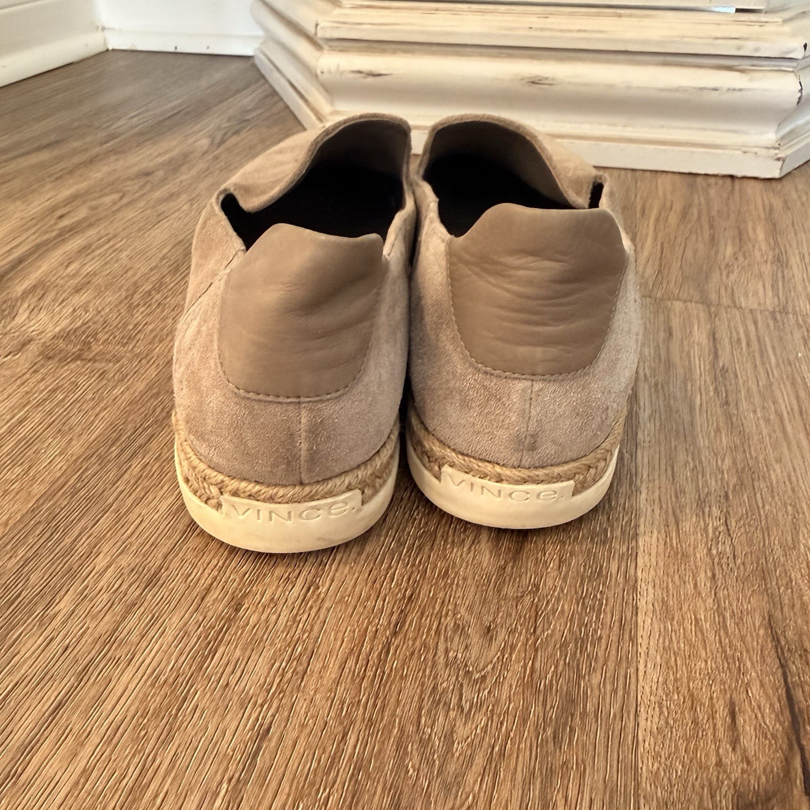 Vince Dillon Slip On Shoes Suede Women’s Size 8.5 M Suede Neutral Espadrille