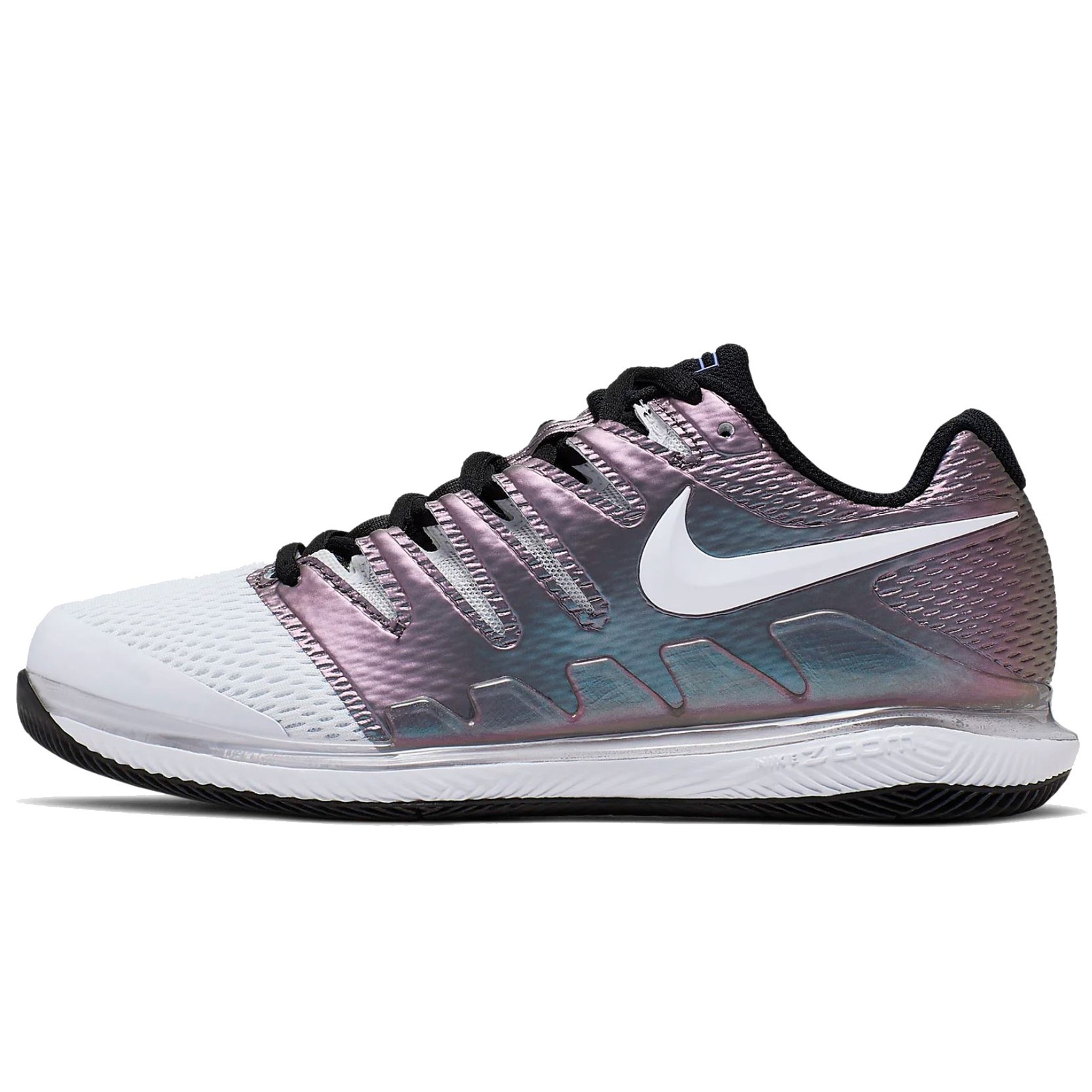 WOMENS NIKE AIR ZOOM VAPOR X HC (MULTI-COLOR/WHITE-BLACK-PSYCHIC PURPLE)