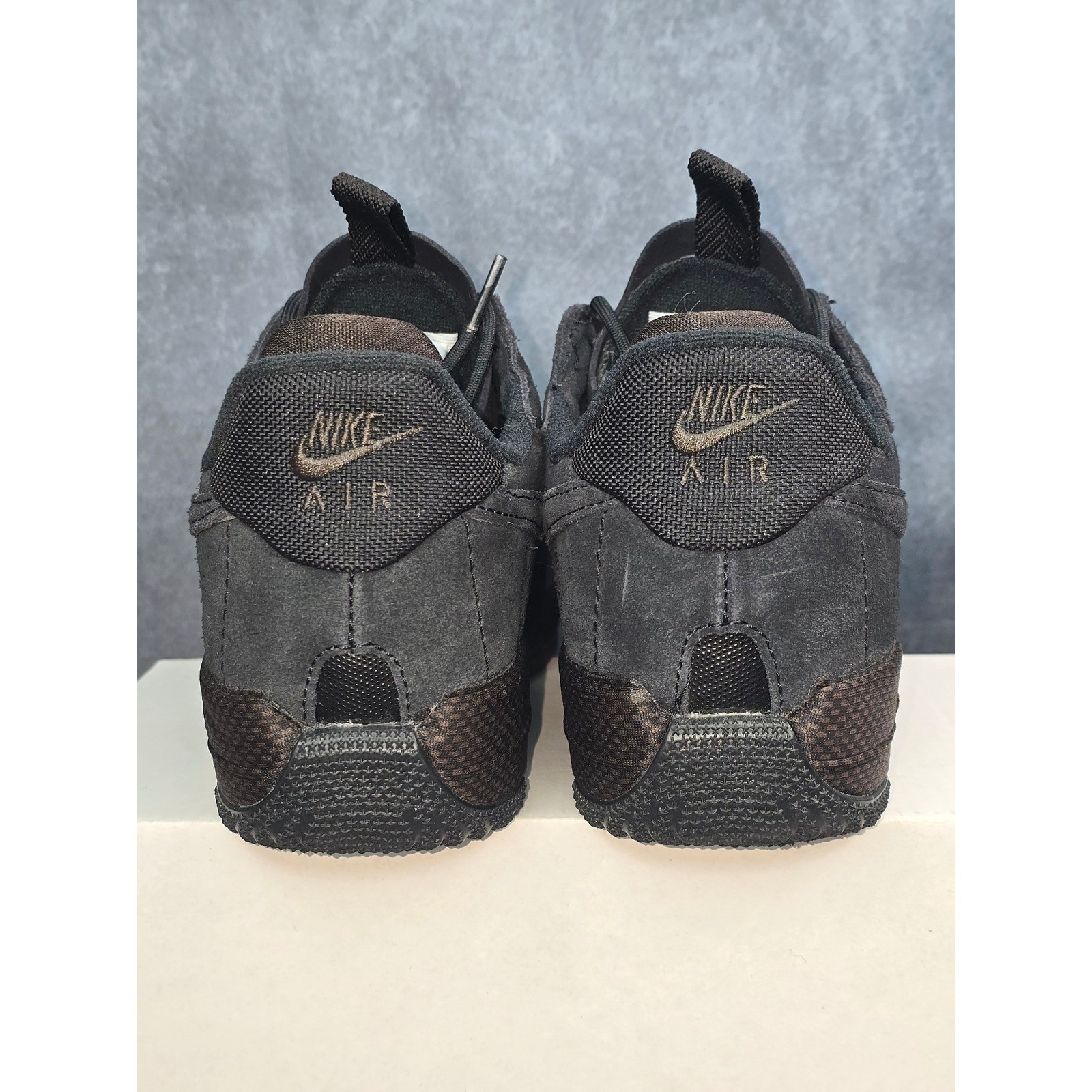 Nike Air Force 1 Wild Black Velvet Brown FB2348-001 Sneakers Womens Size 7 EUC