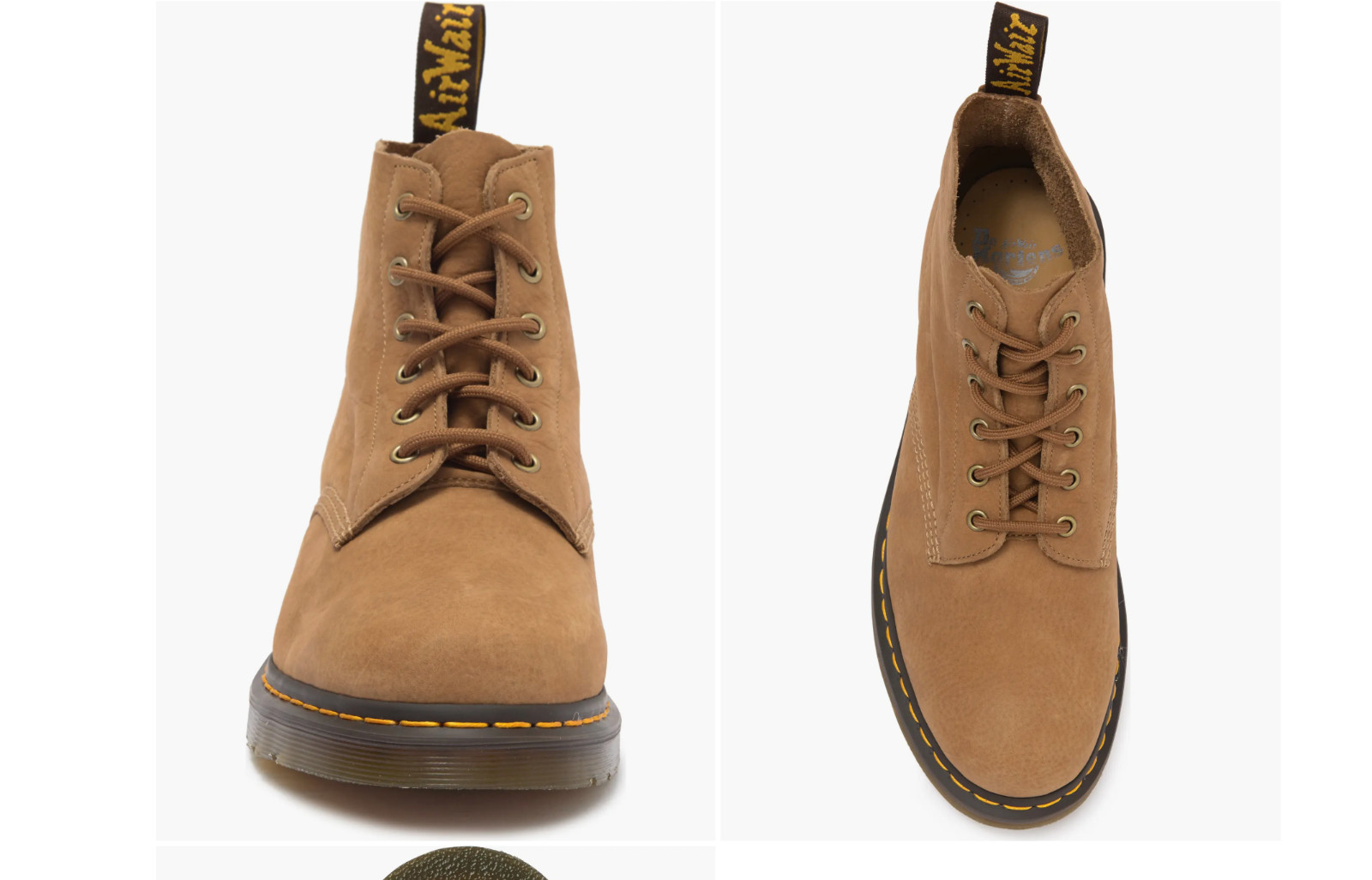 Savannah Tan ~ Dr. Martens 101 Tumbled Nubuck Ankle Boot MSRP$185 Super Comfy