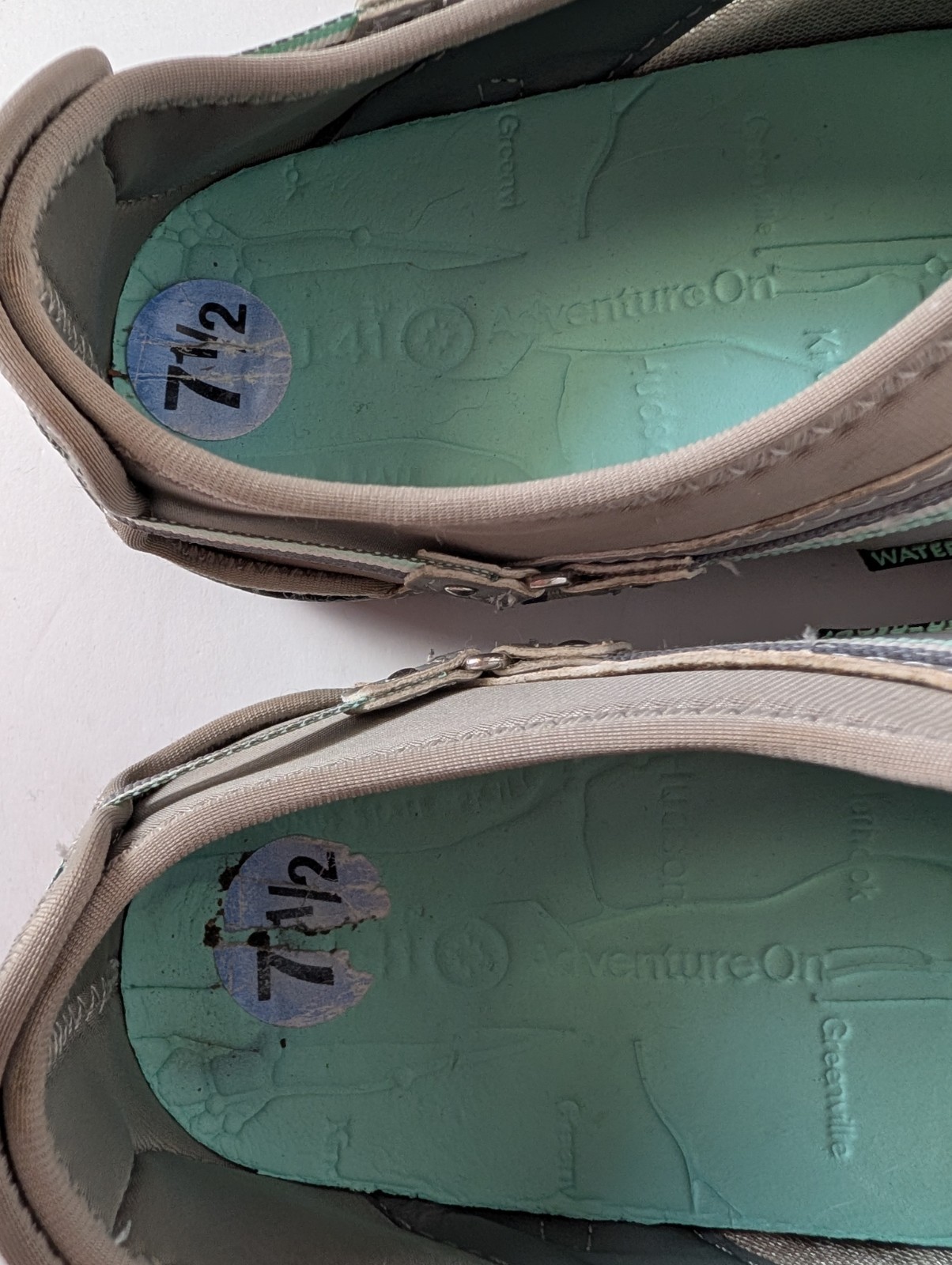 Jambu JBU Jsport J41 Women’s Water Ready Gray Teal Outdoor Shoes 7.5M
