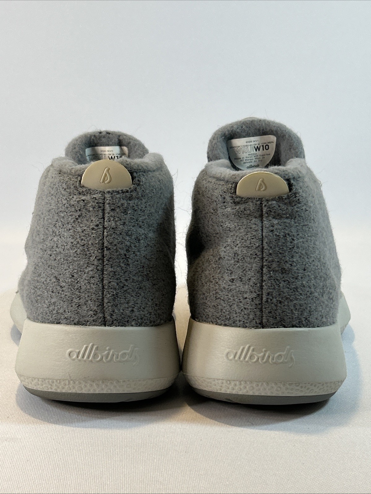 Allbirds Wool Runner-Up Mizzles Women’s Size 10 High Top Shoes Gray Sneakers