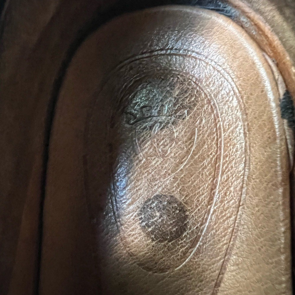 ARIAT 100% Leather Del Mar Slip On Clogs w/Horse Bit Detail – 7.5