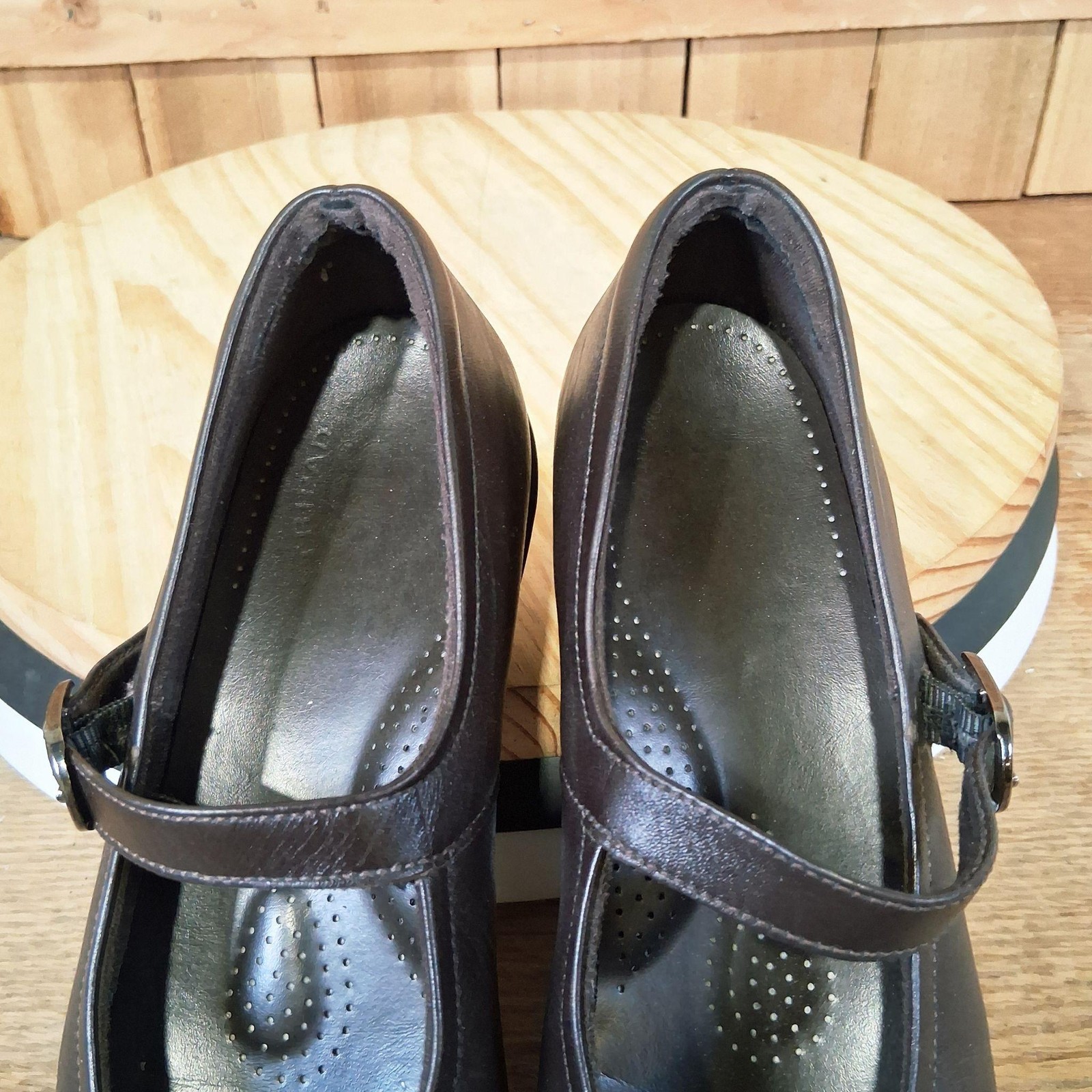 SAS Maria Mary Jane Shoes Womens 8 N Brown Leather Tripad Comfort Walking Casual
