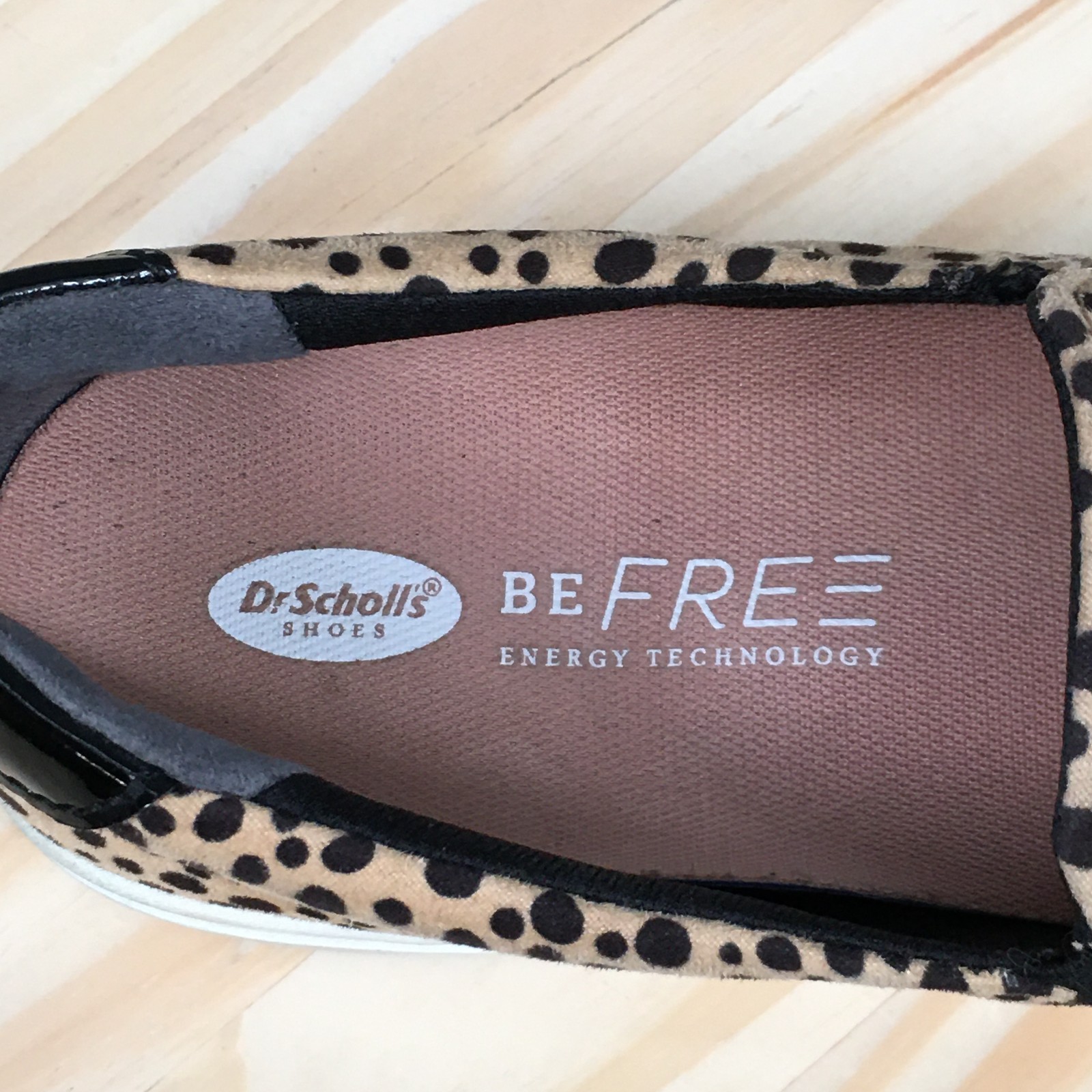 Dr. Scholls Nova Slip On Sneaker Shoes Womens 8 M Casual Low Top Leopard Tan