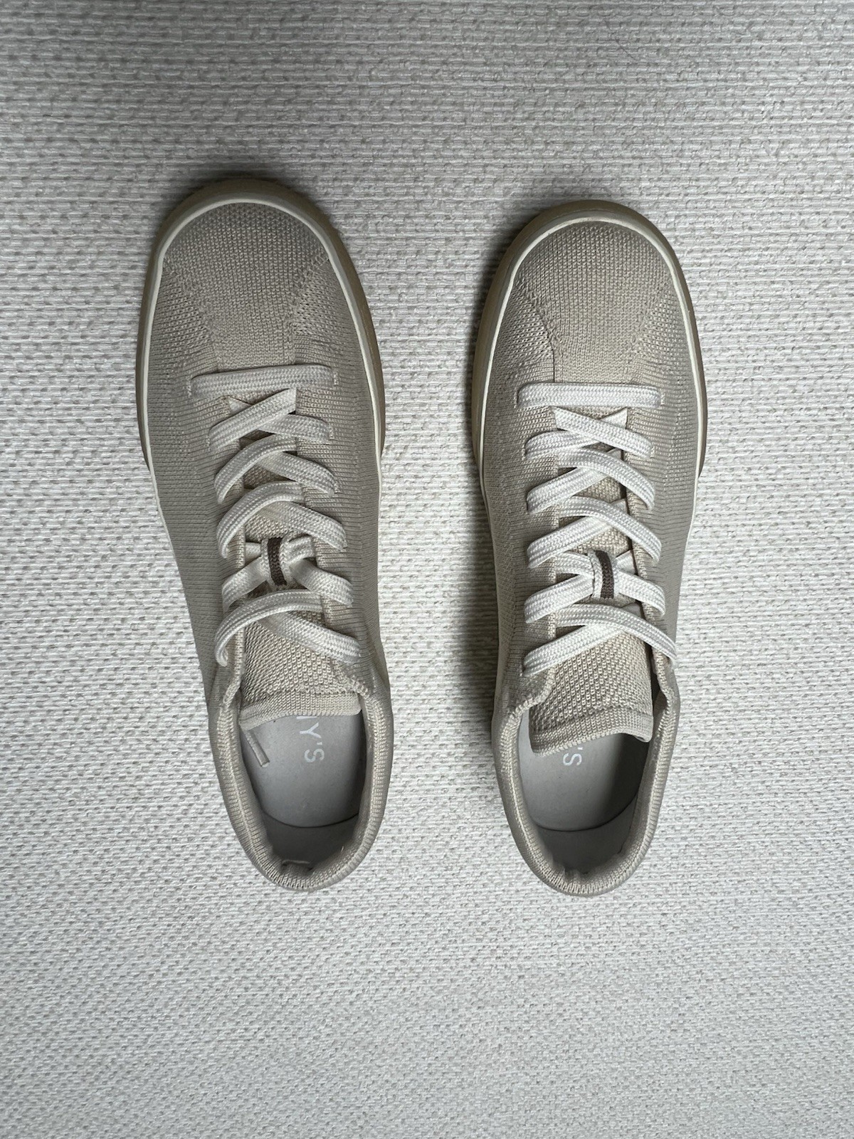Rothy’s The Lace Up Sneakers Diamond Twill Women’s Size 7