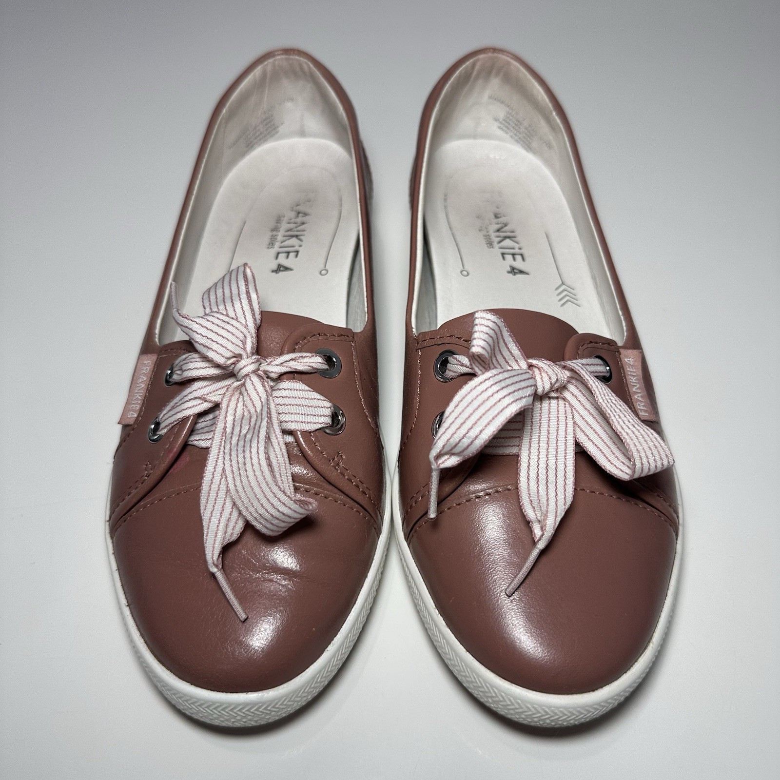 FRANKIE4 Frankie 4 Hannah II Dusty Rose Leather Shoes Sneakers Flats Size 7