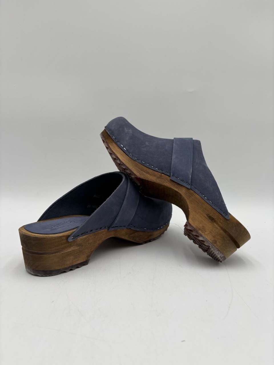 Sanita WOOD-URBAN OPEN OIL DOVE 475062 Women’s NEW Clog Blue EU Size 38