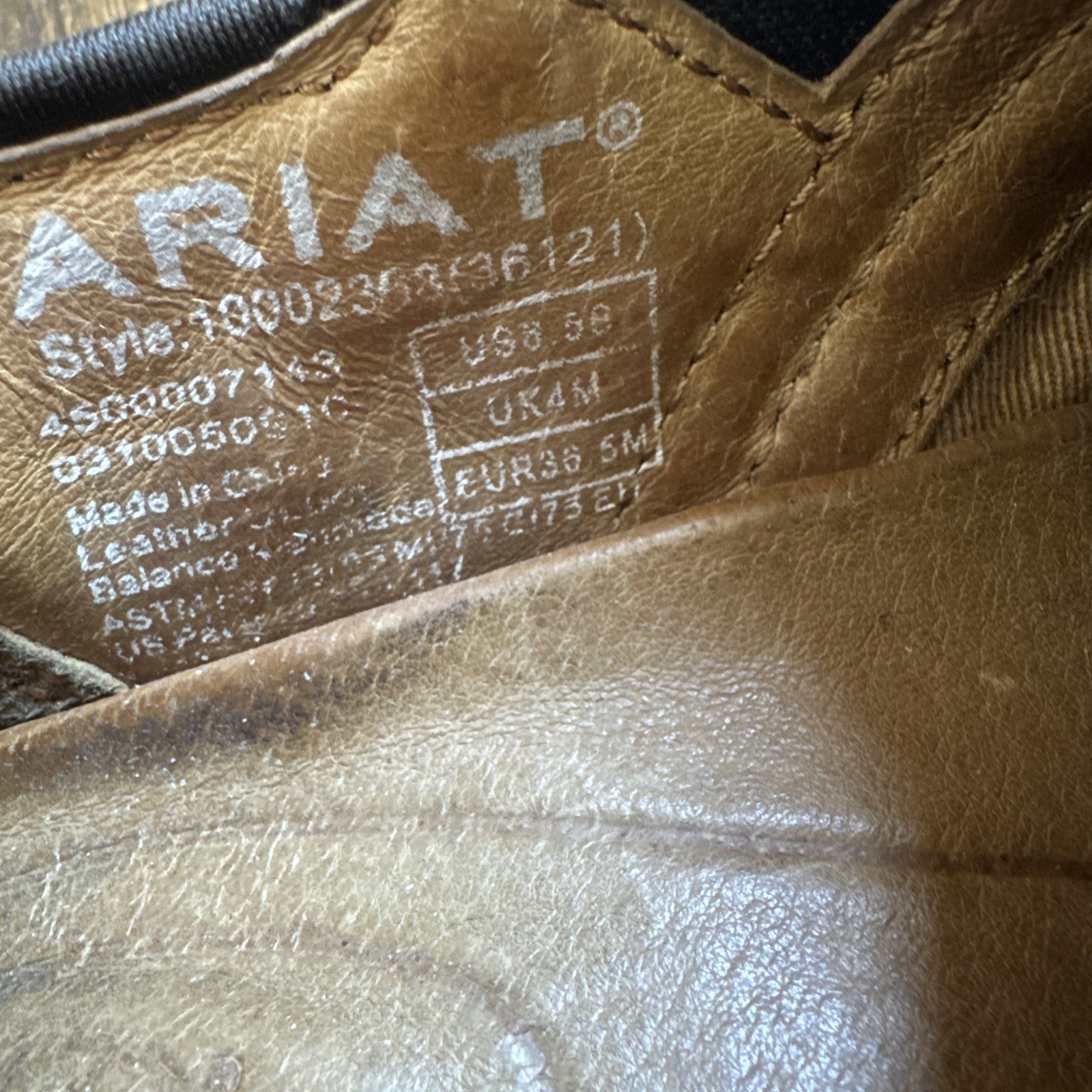 Ariat Women’s Steel Toe Black Leather Work Clogs Size 5 B