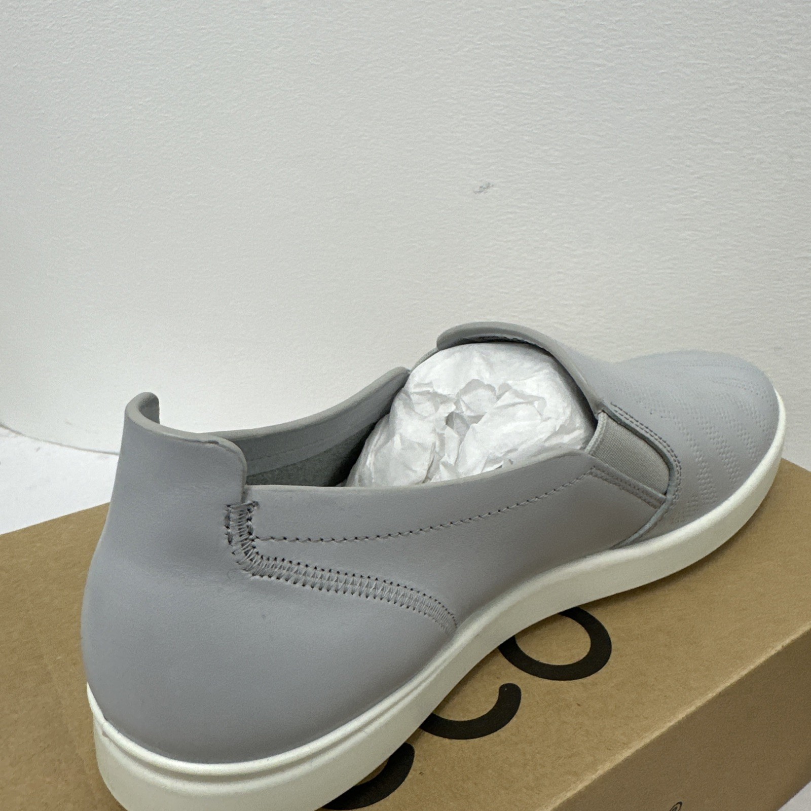 ECCO 248803 – Travel W Women’s Slip-On Shoes – Concrete 01379 – US 11-11.5