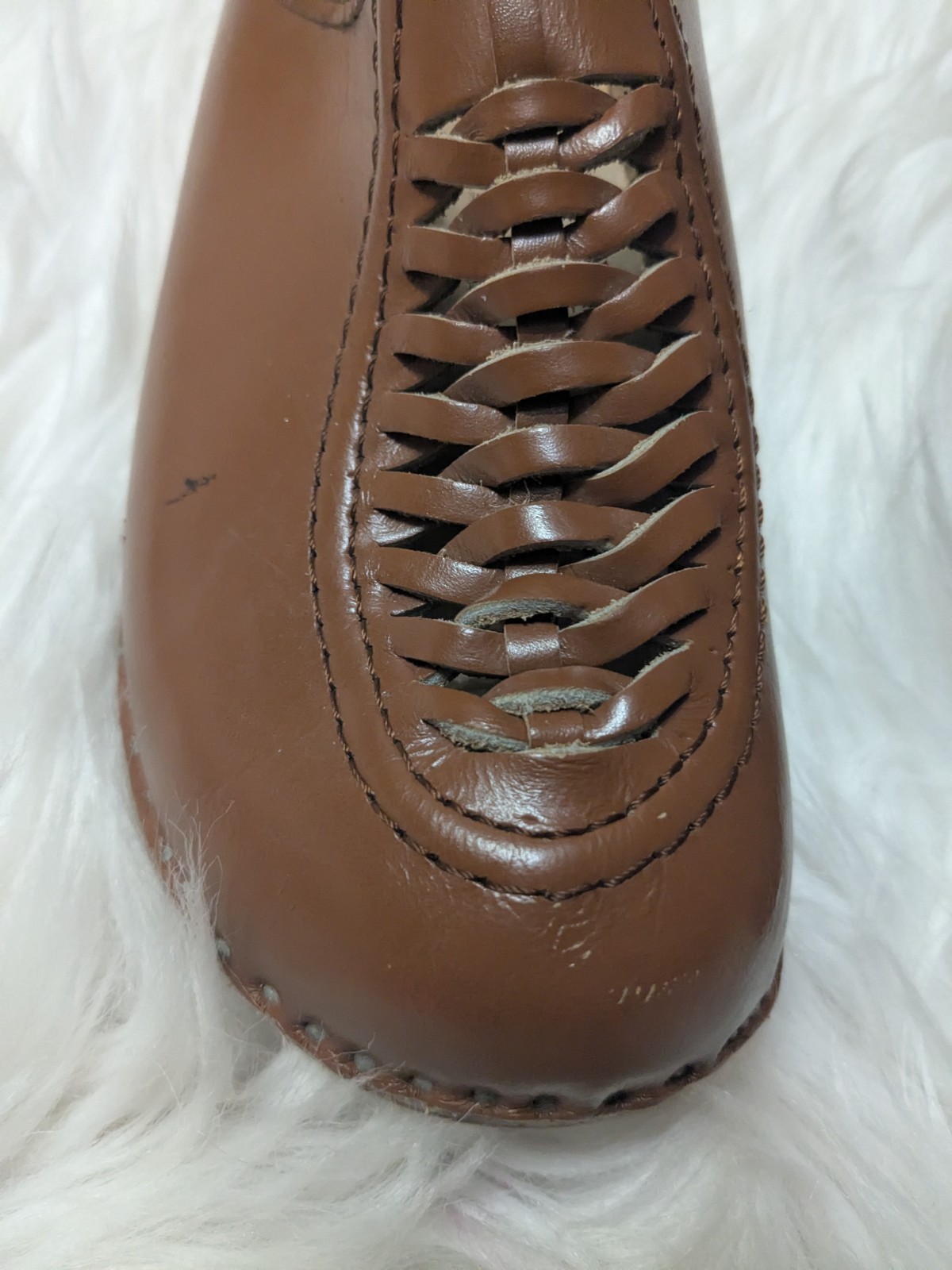 Bastad Troentorp Vtg Wright Shoes 39, 40, 8.5, 9 Braided Leather Clogs Swedish