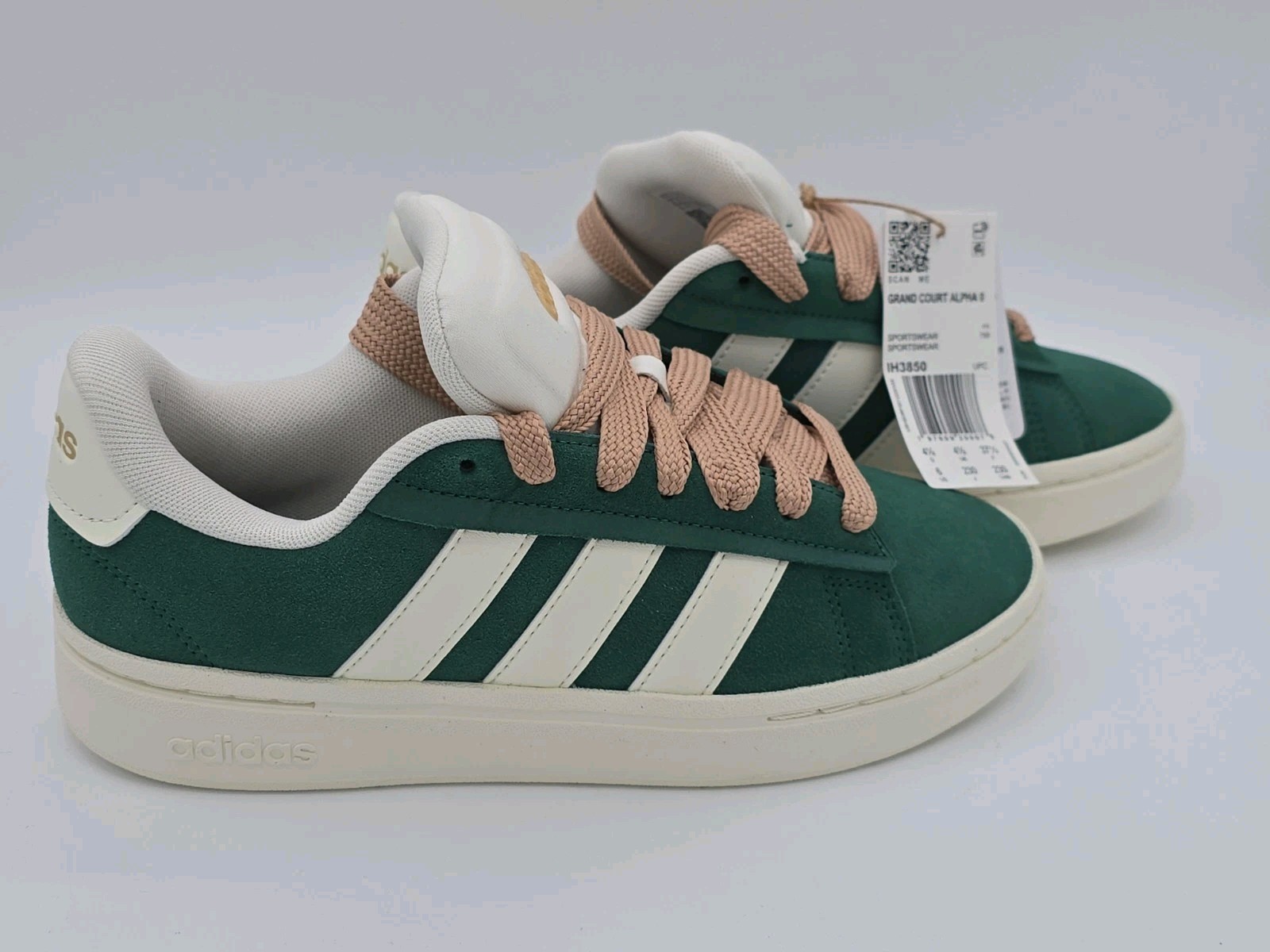 Adidas Women’s Size 6 Grand Court Alpha 00s ‘Collegiate Green’ – IH3850