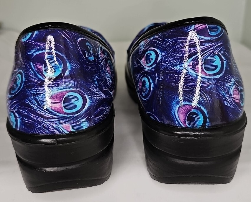 Easy Works By Easy Street Slip Resistant Laurie Clogs Wm Sz. 10 M Purple Peacock