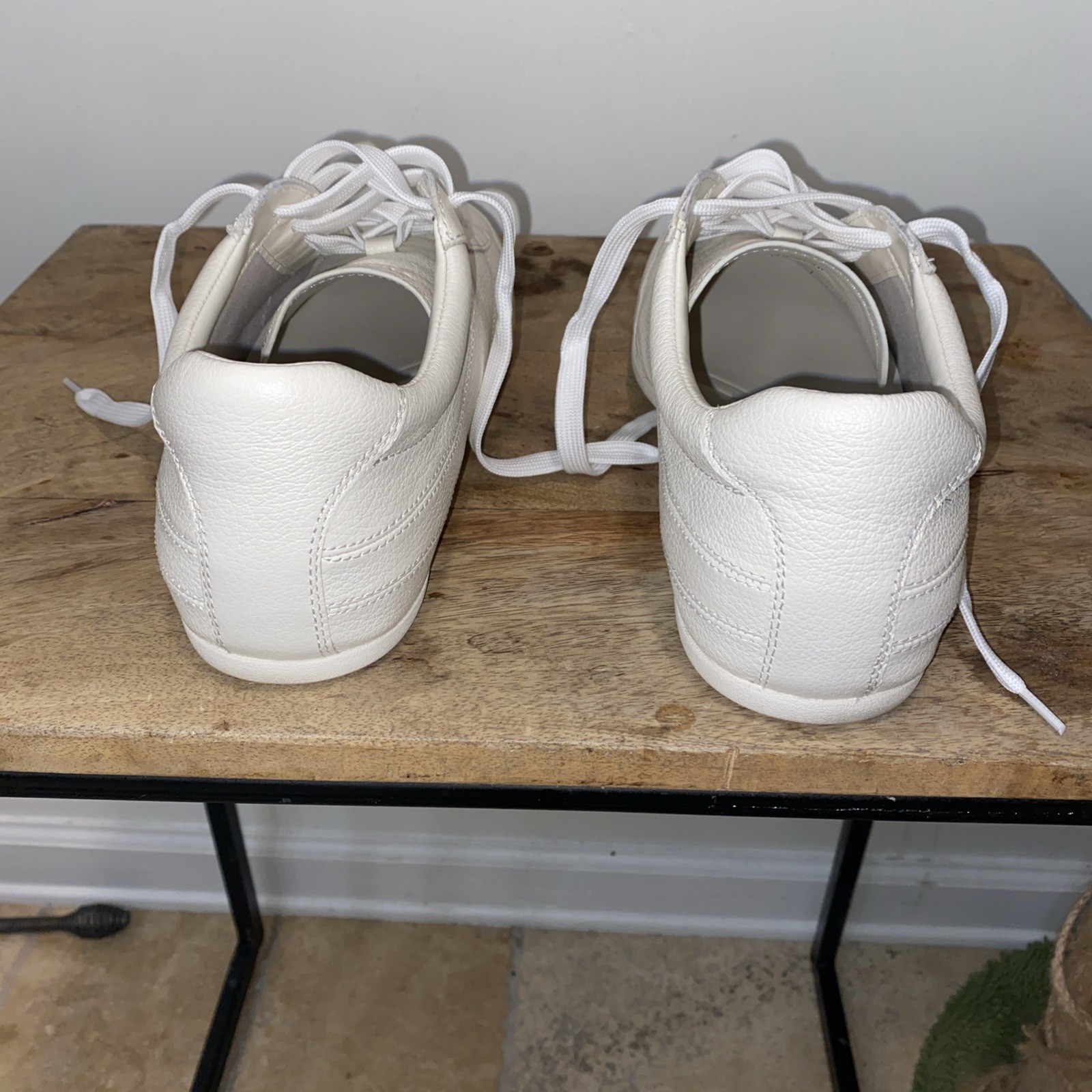 Vince, Leather Trainer Shoes, White, US 10.5 Eur 44.5