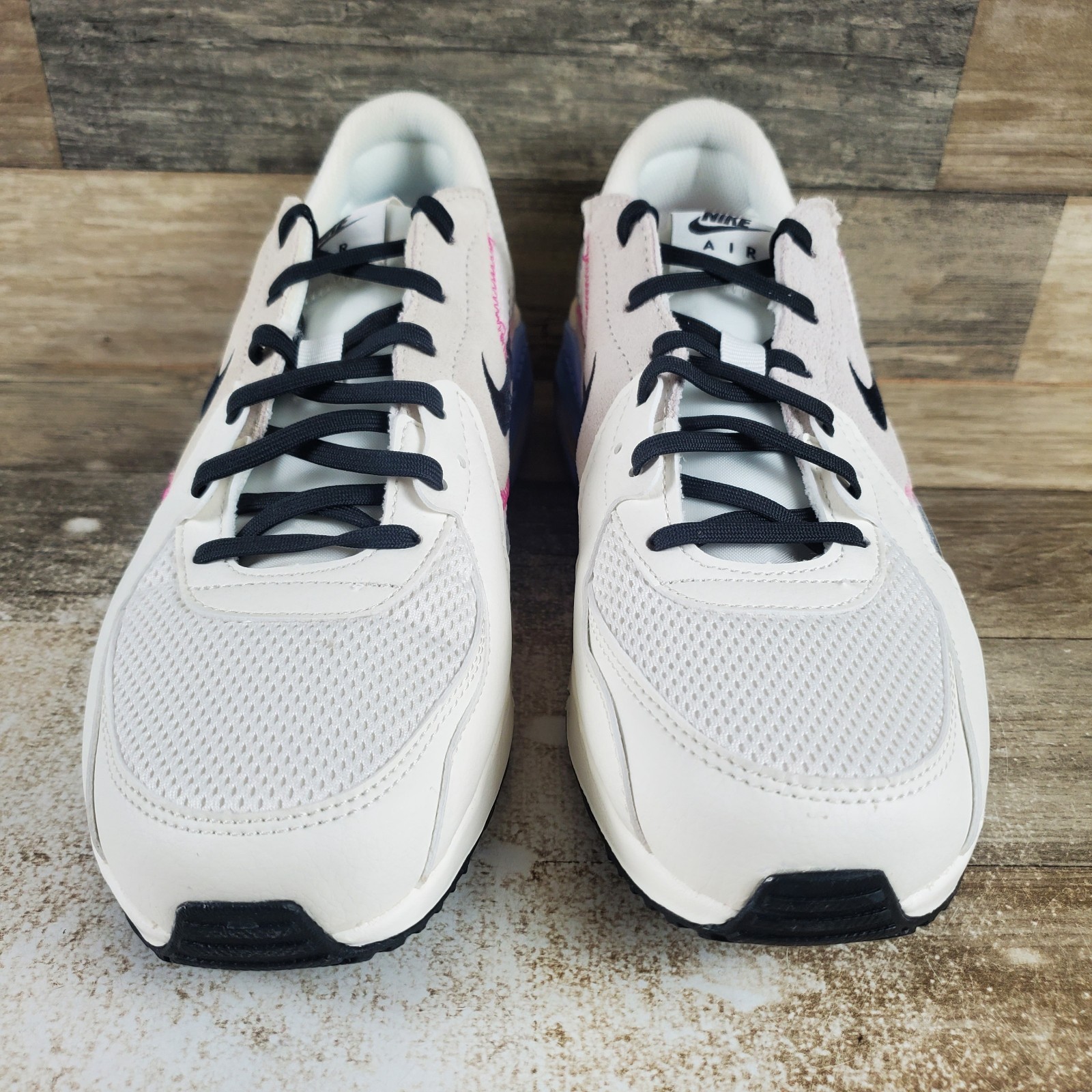 Nike Air Max Excee Womens Running Shoes Sz 11 Off White Lace Up Comfort Sneakers
