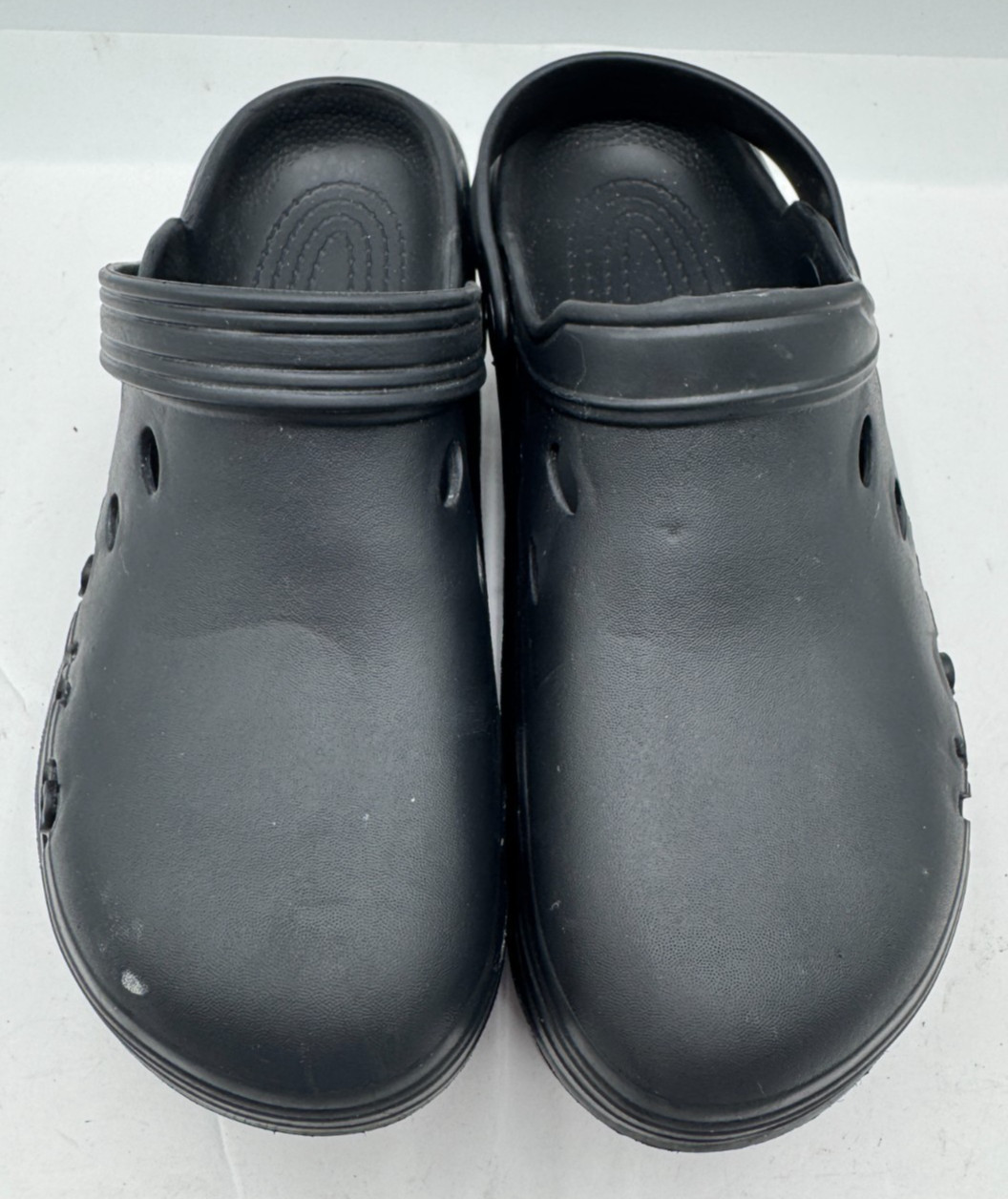 Voko Gardener Platform Clogs Women’s 8 Cozy Black Round Toe Casual Slip On Shoes