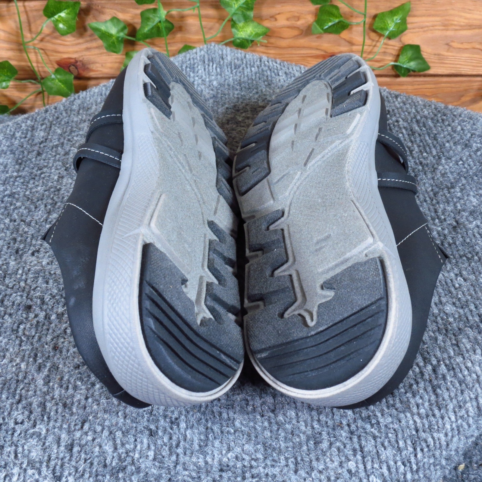 JSport by Jambu Gina Women Shoe Mule Size 7 Walking Casual Black Synthetic