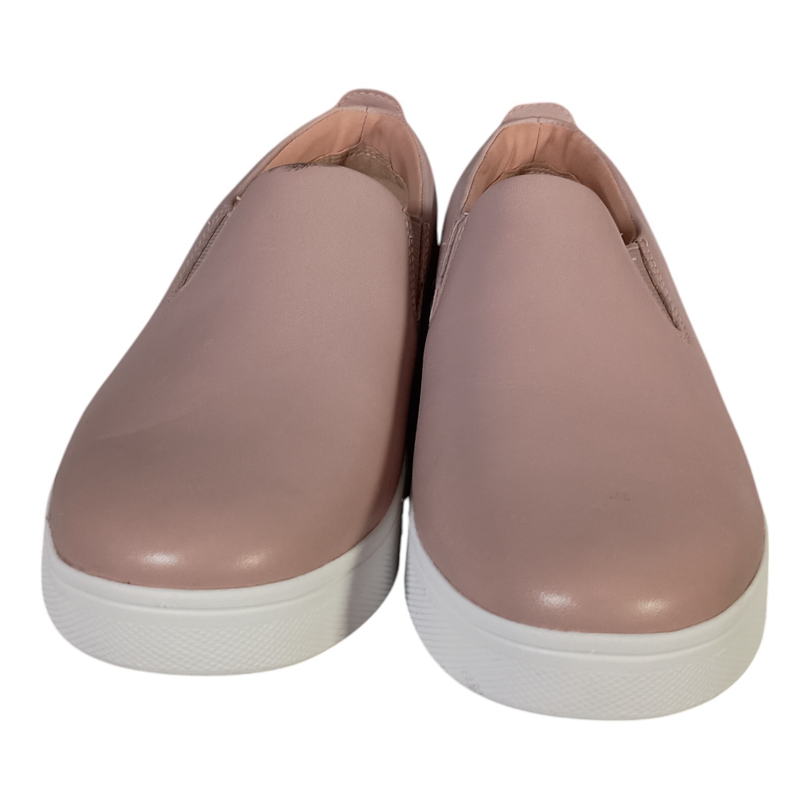 Fitflop Shoes 5 Womens Beige Sania Skates Leather Sneaker Flat Closed Toe Low