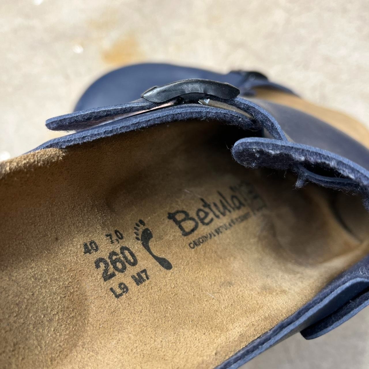 Birkenstock Betula Boston Clogs Navy Blue Mens 7 Women’s 9