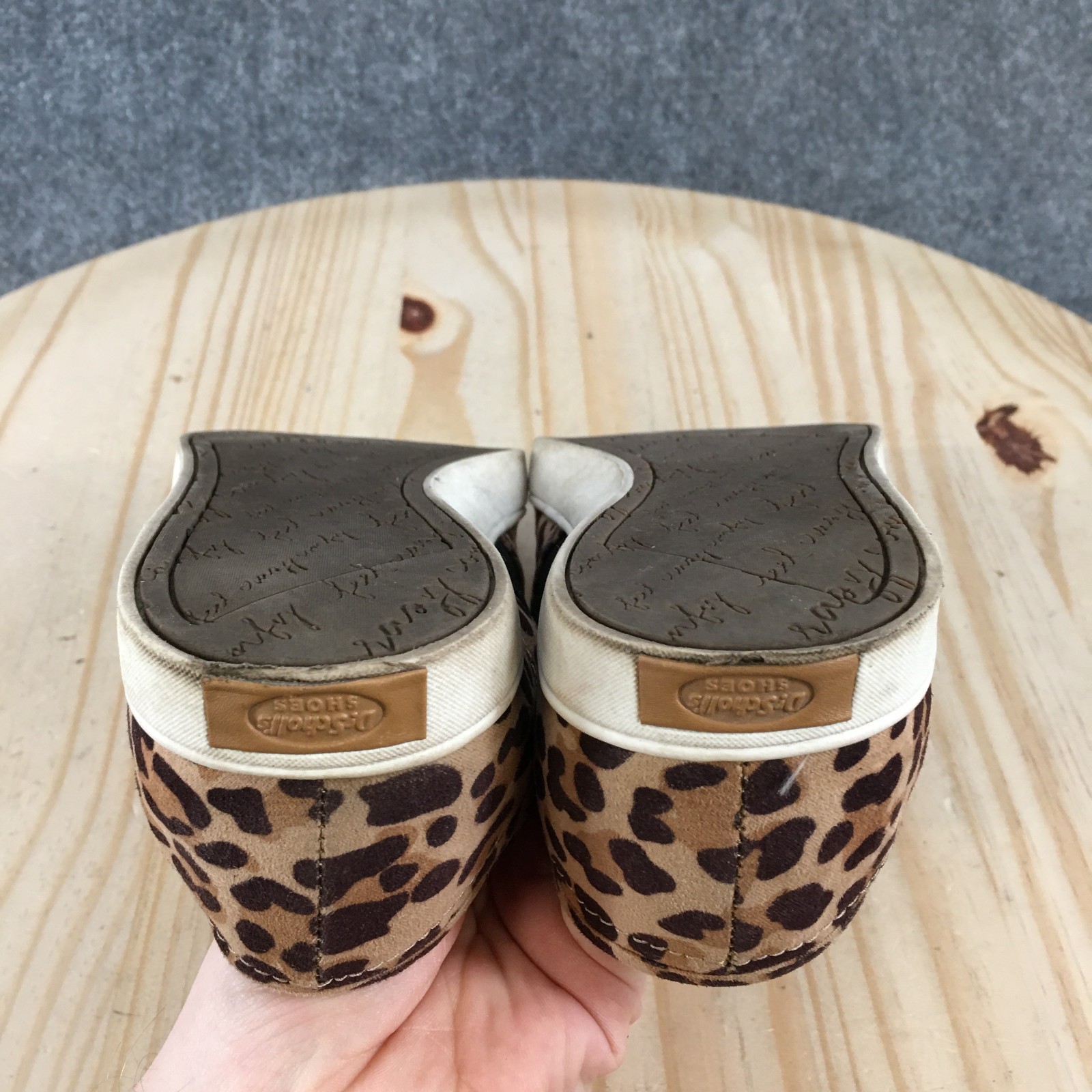 Dr. Scholl’s Shoes Womens 9 M Luna Slip-On Sneaker Leopard Print Brown Low Top