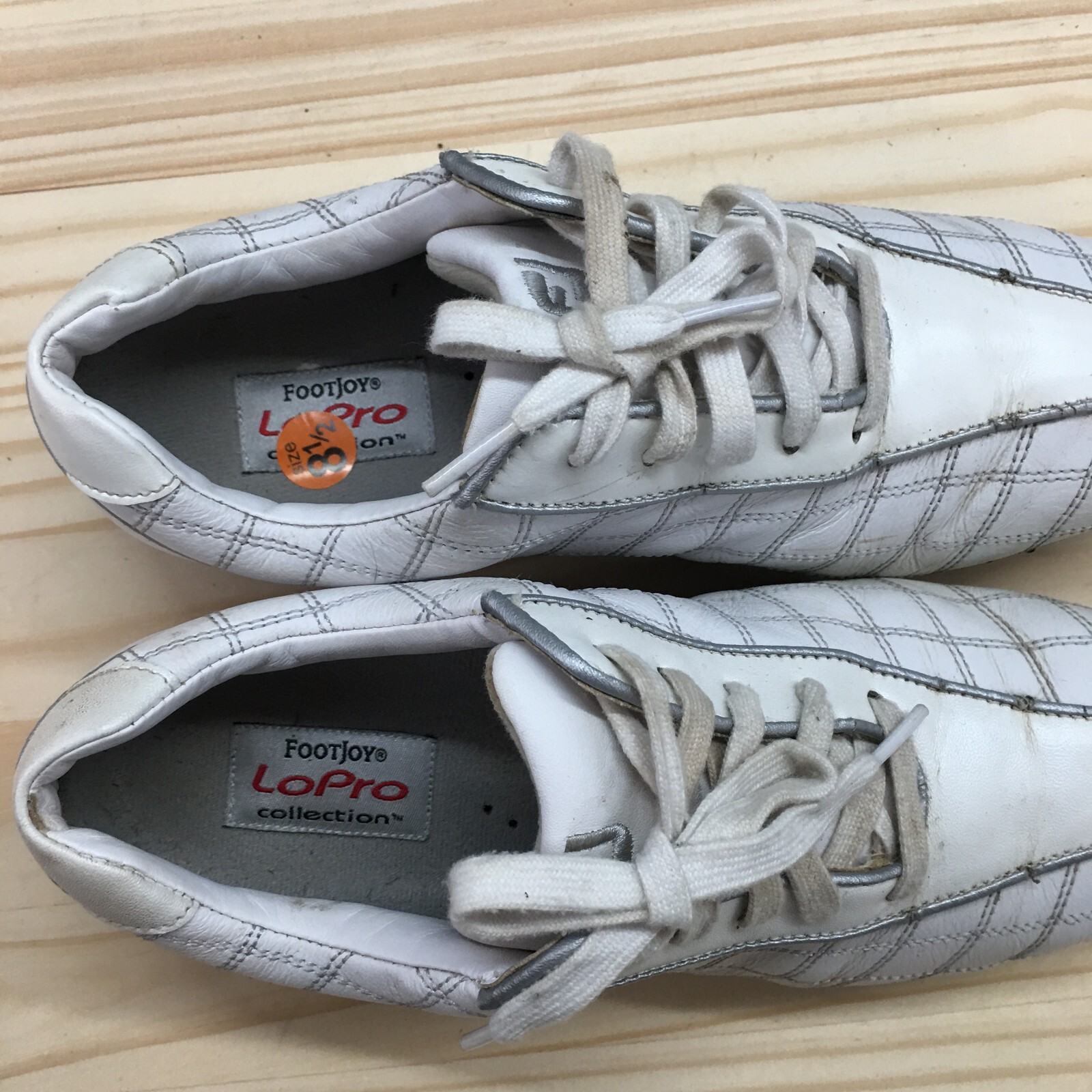 Footjoy Shoes Womens 8.5 M LoPro Collection Golf Sneakers White Lace Up 97199