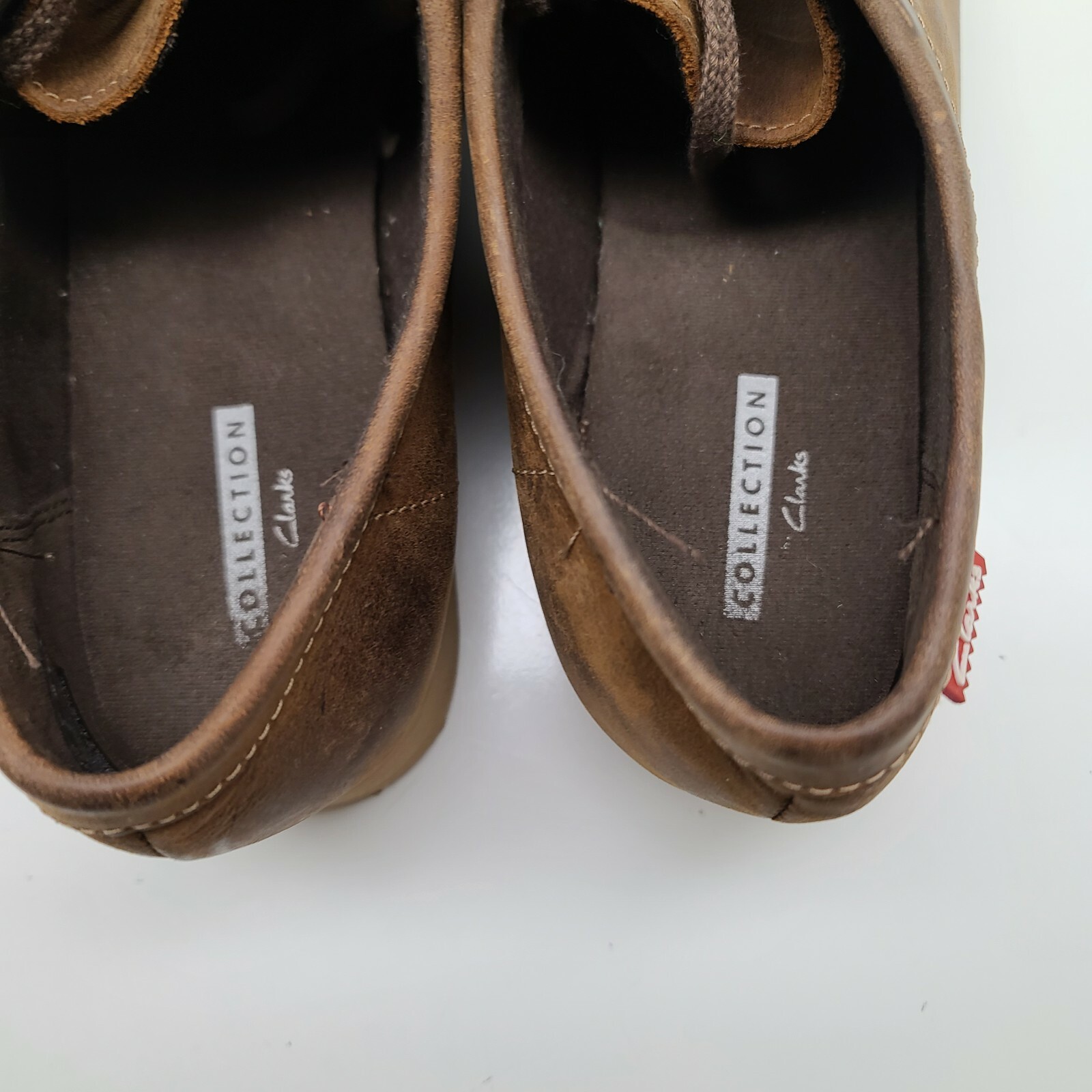 Clarks Trade Wind Women Size 8 M Leather Brown Crepe Sole Walking Desert