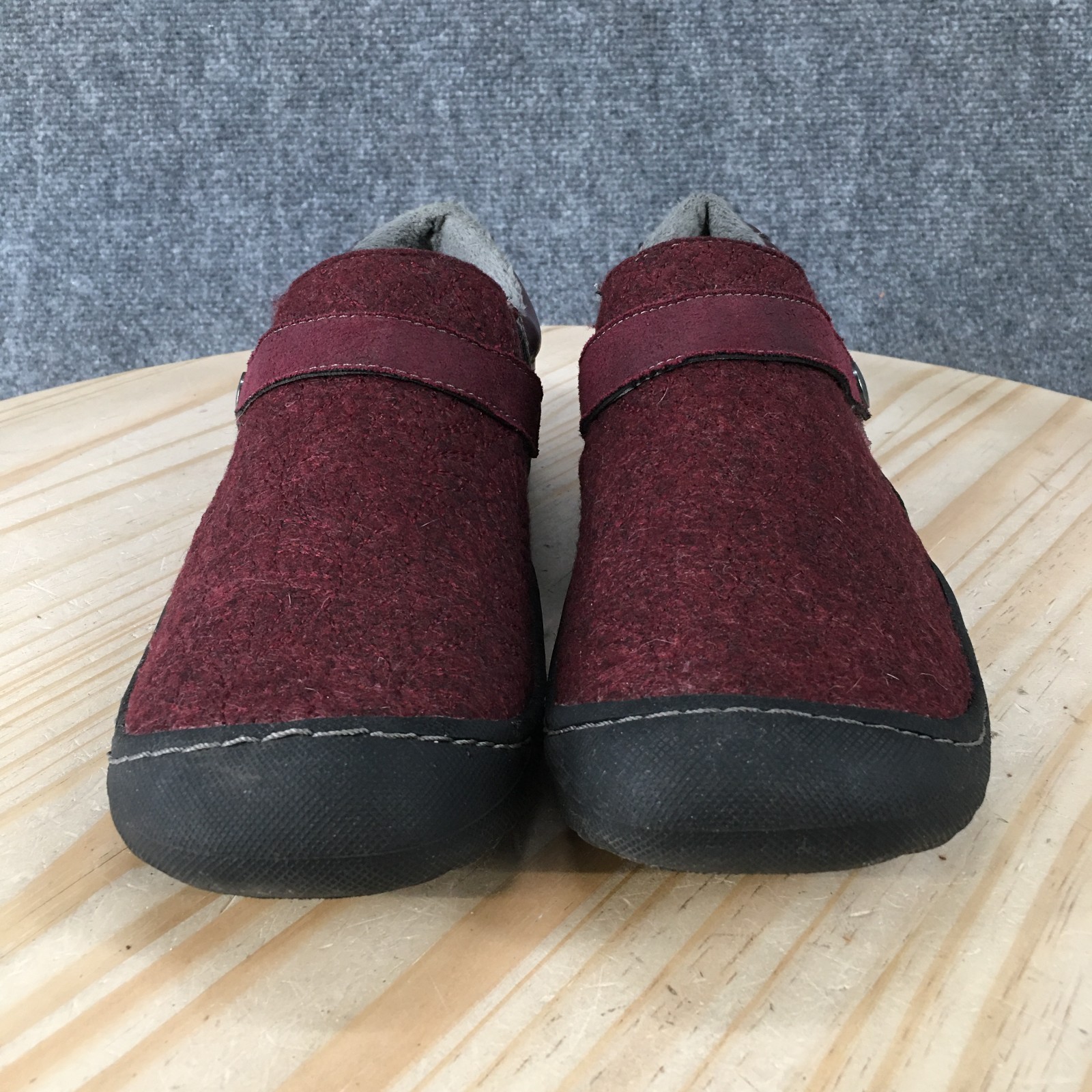 JSport By Jambu Shoes Womens 9 M Blair Cold Weather Slip Ons Loafers Burgundy