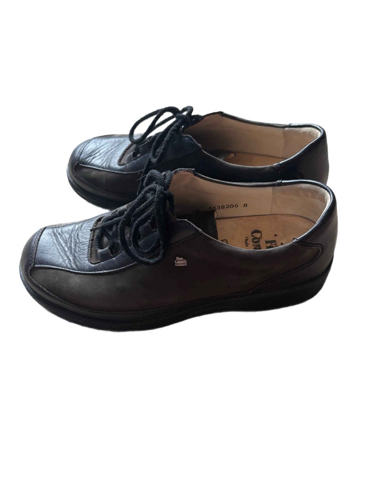 Finn Comfort Germany Brown Leather Suede Lace-up Oxford Shoes – UK5 1/2 8 US