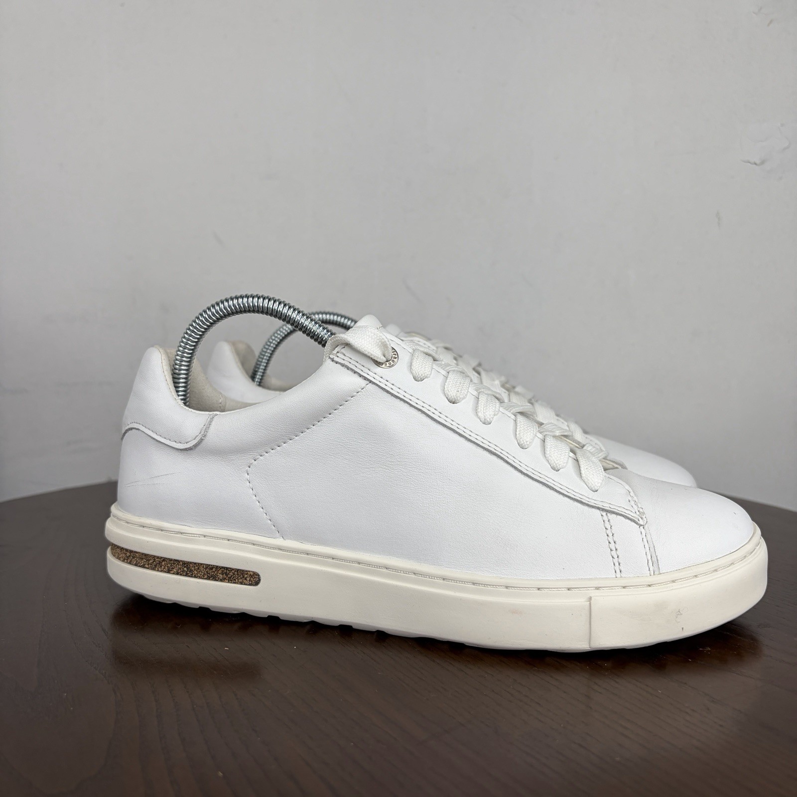 Birkenstock Bend Low Shoes Women’s 7 White Comfort Lace Up Low Top Sneaker M5