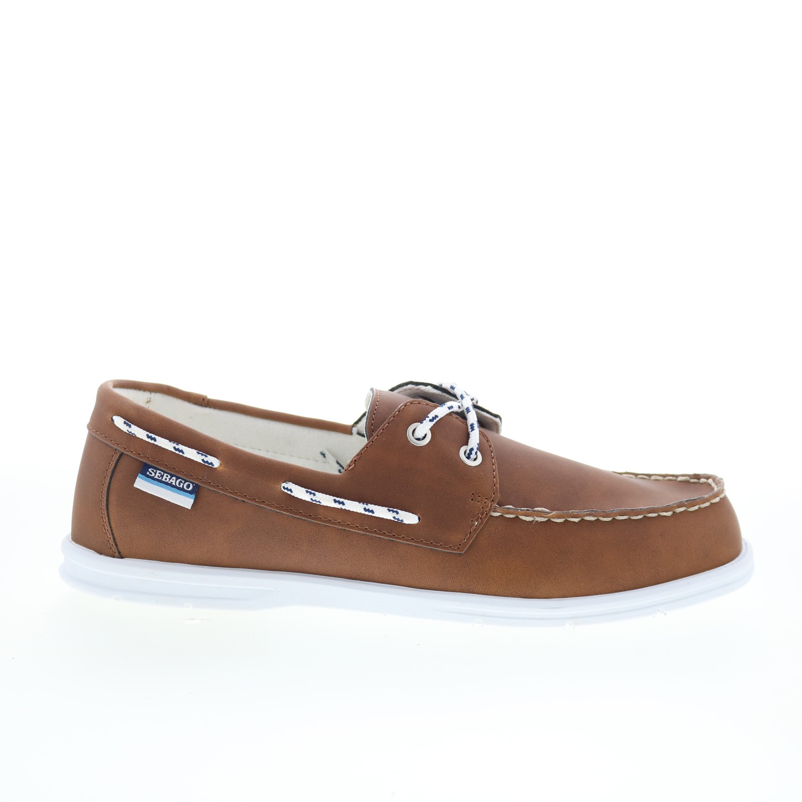 Sebago Jackman 72113LW-900 Womens Brown Loafers & Slip Ons Boat Shoes