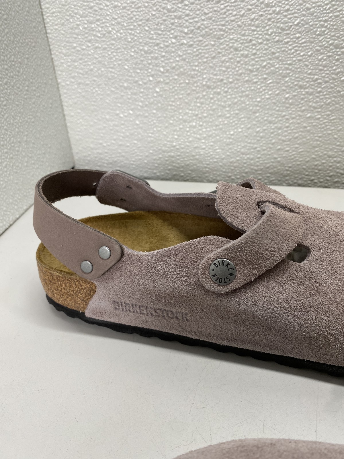 Birkenstock Unisex Tokio II Suede Leather Clogs Size L 9, M 7 Faded Purple