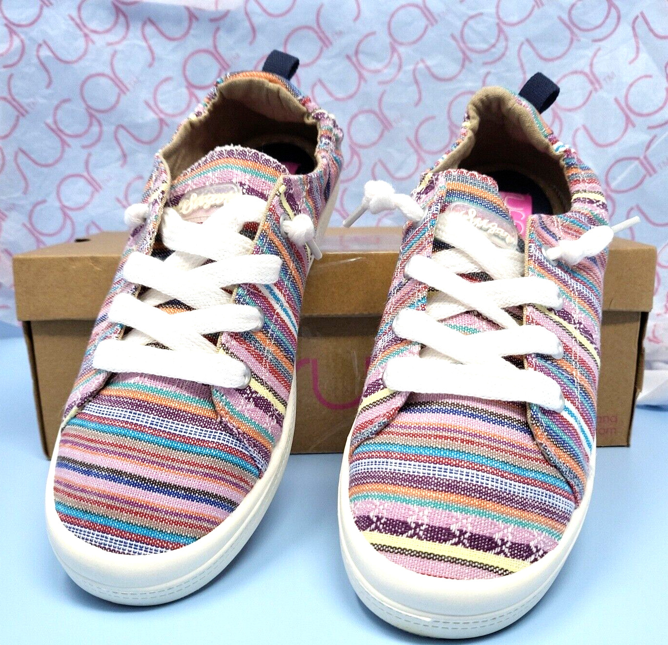 Women’s Sneakers 6 M SUGAR Slip-In Pull-On No-Tie Laces CASUAL Brand New
