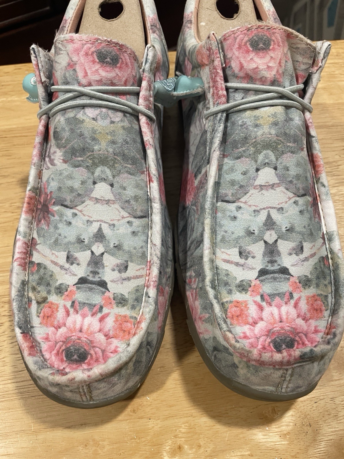 Roper Western Cactus Print Comfortable Slip On