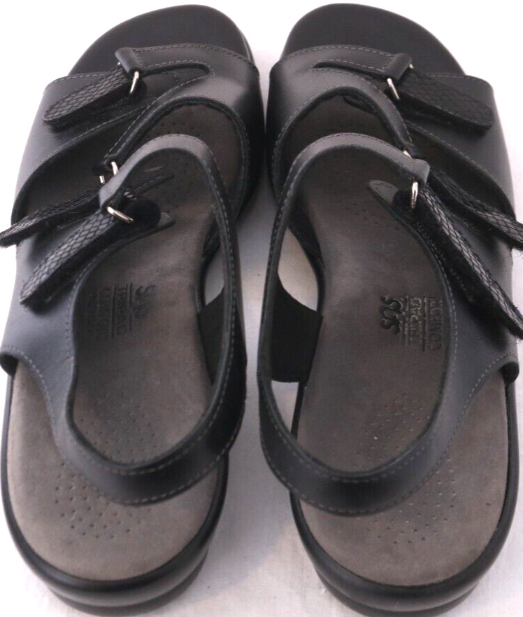SAS Tripad Tabby Slingback Strappy Black Sandals Shoes Women’s 10.5 N narrow