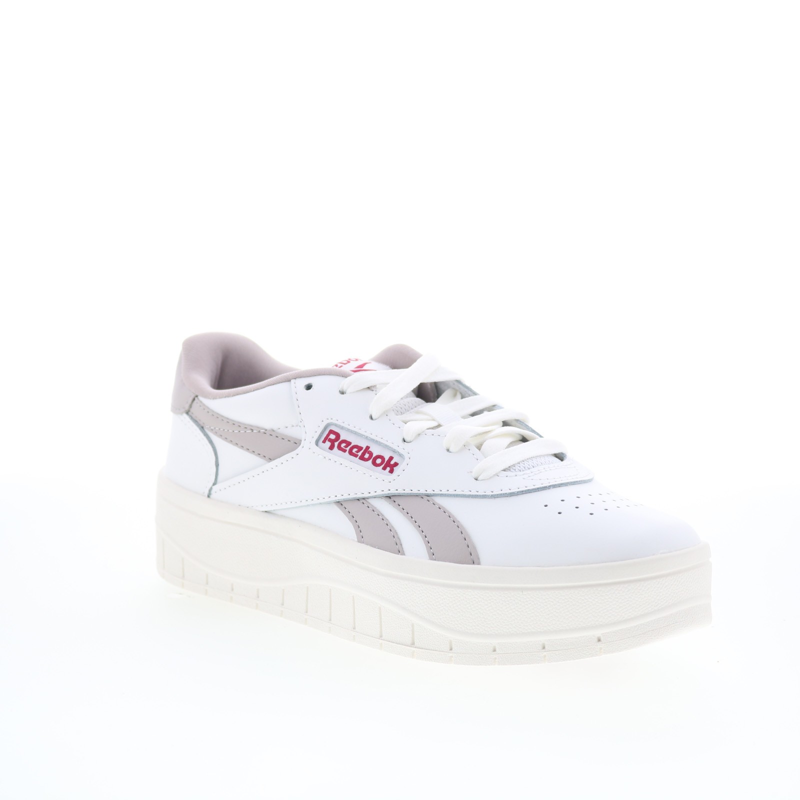 Reebok Court Advance Surge Womens White Leather Lifestyle Sneakers Shoes