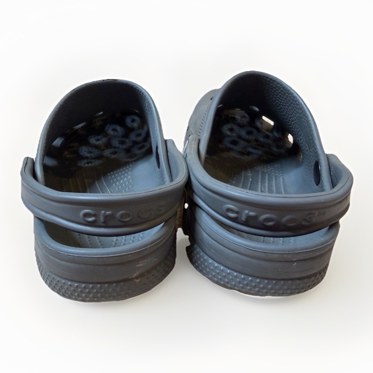 Crocs Unisex Adult Classic Clog Sandal Shoe Slate Grey Size Mens 7 Womens 9 GUC