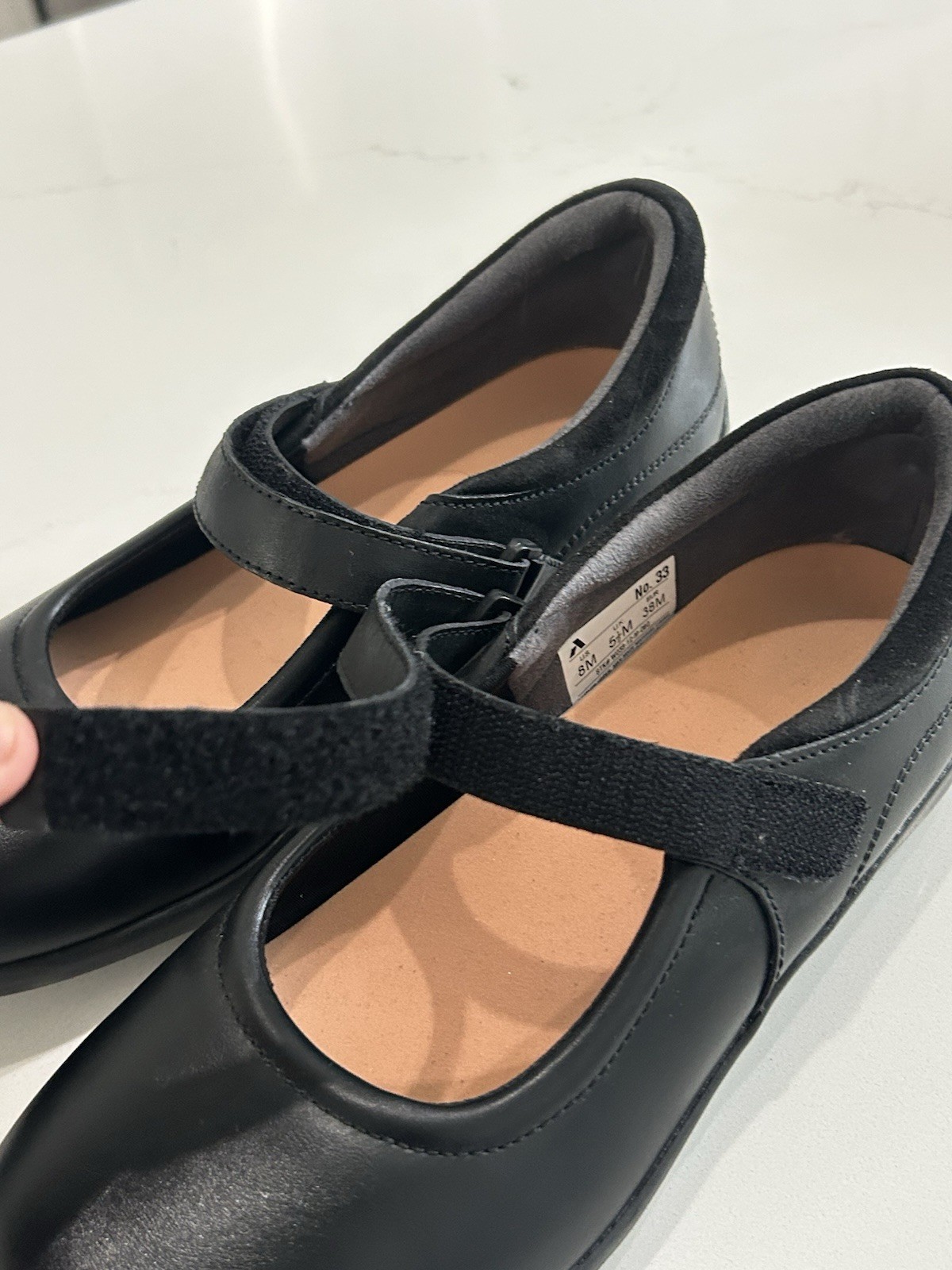 Anodyne 33 Mary Jane Shoes Women’s Black Leather Comfort Diabetic Size 8M