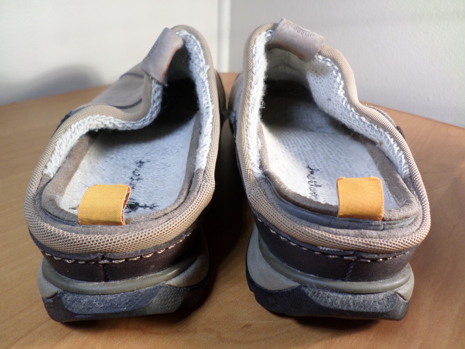 Timberland Smartwool Women’s Size 7.5 Tan Suede Slip On Shoes – Nice – Fast Ship