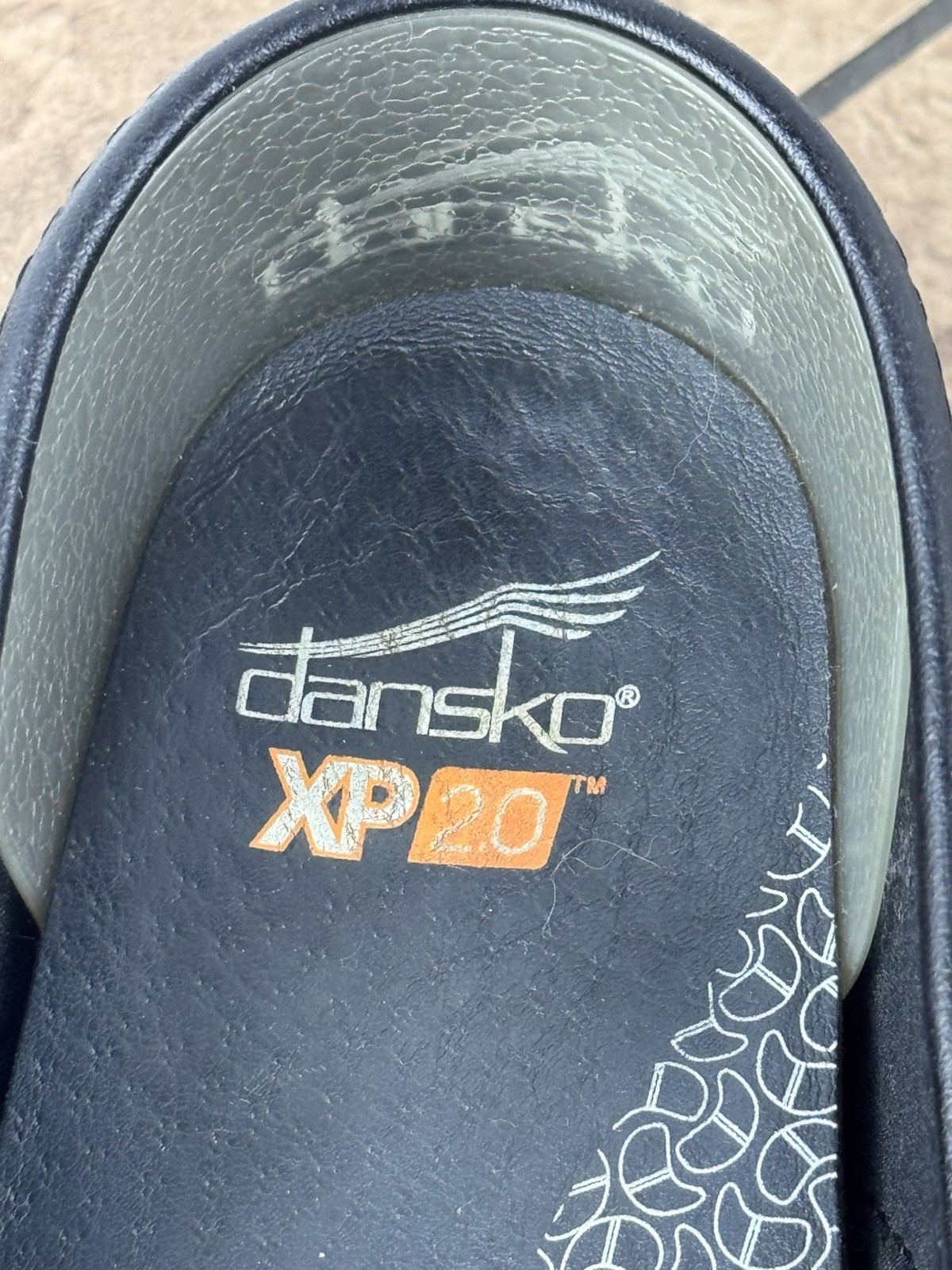 Dansko XP 2.0 Professional Work Clogs Slate Marbled Nubuck Leather Finish