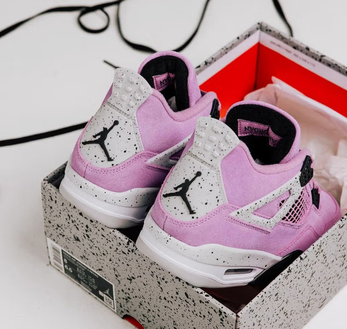 Jordan 4 “Orchid” Mid Top Men’s Retro Basketball Shoes Us Size 5-12