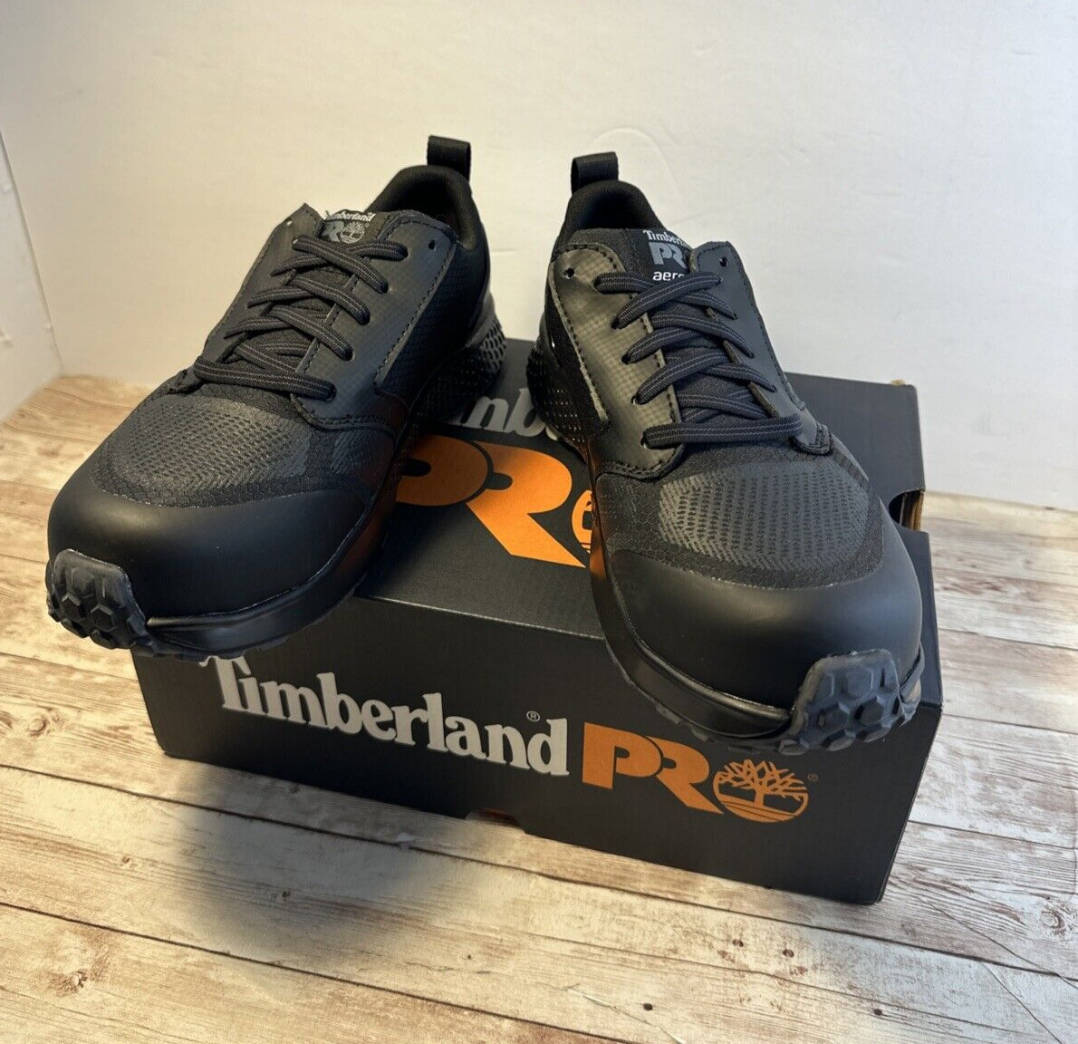 Women’s Timberland PRO Reaxion Composite Safety Toe Black Size 8.5 NIB A21PY